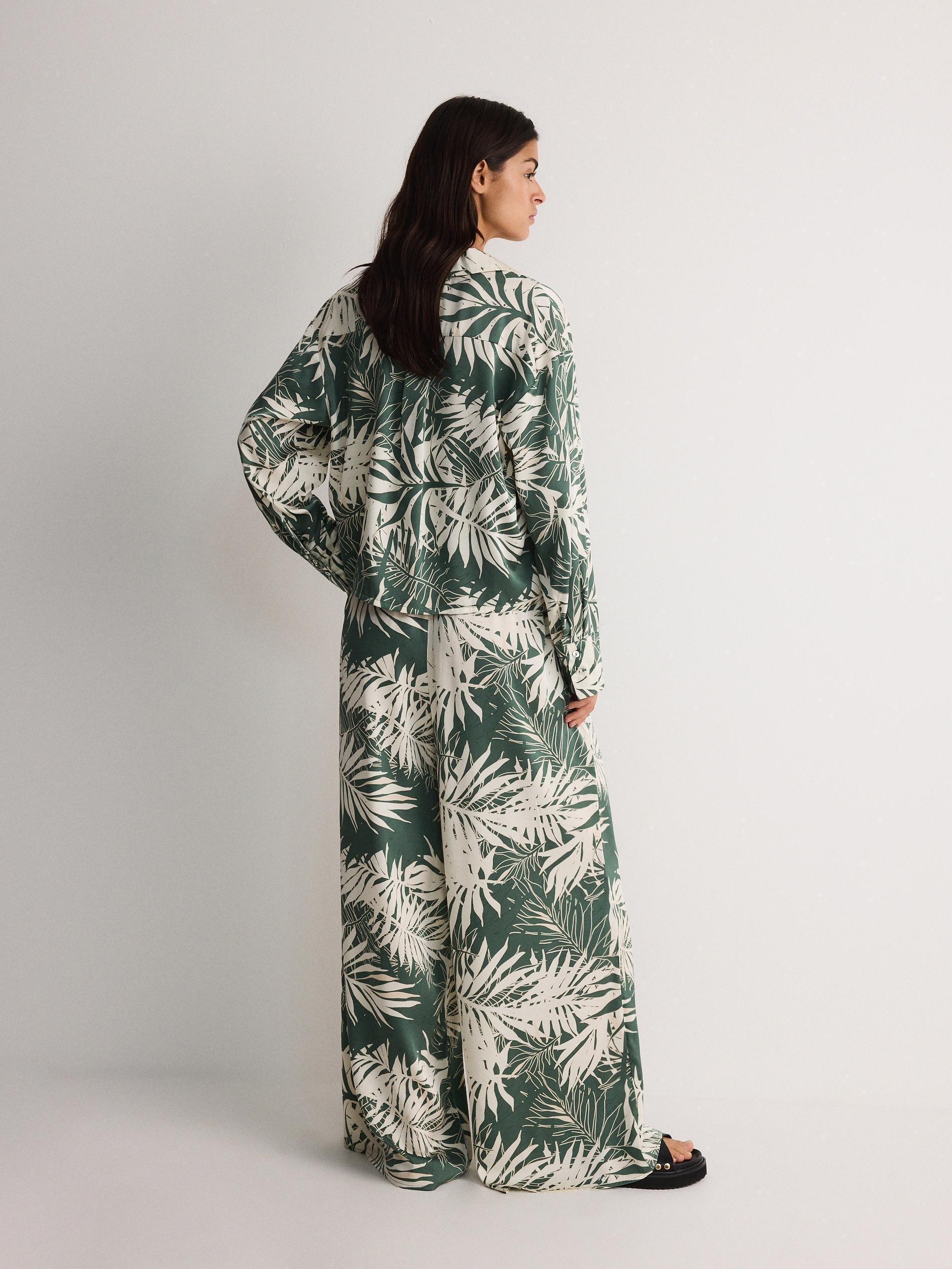 Multicolour Patterned Trousers, , large image number 3
