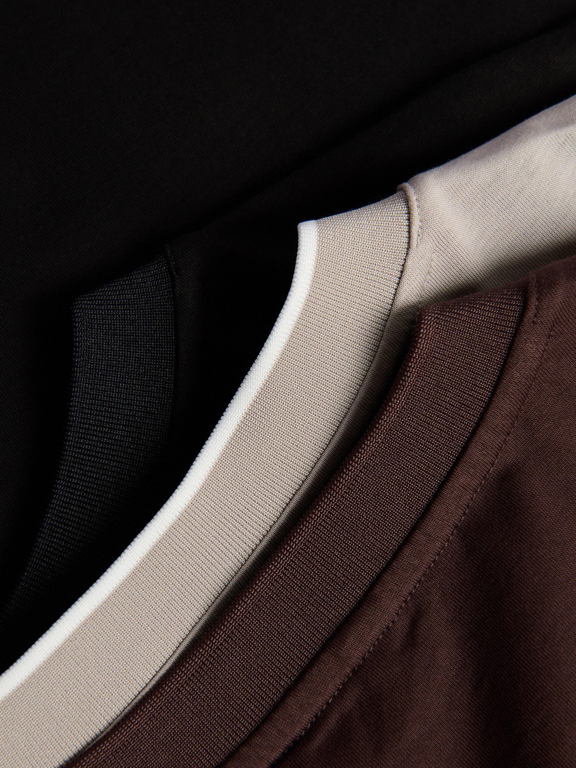 Grey Regular Fit Long Sleeve T-Shirt With Stitching, Grey, large image number 1