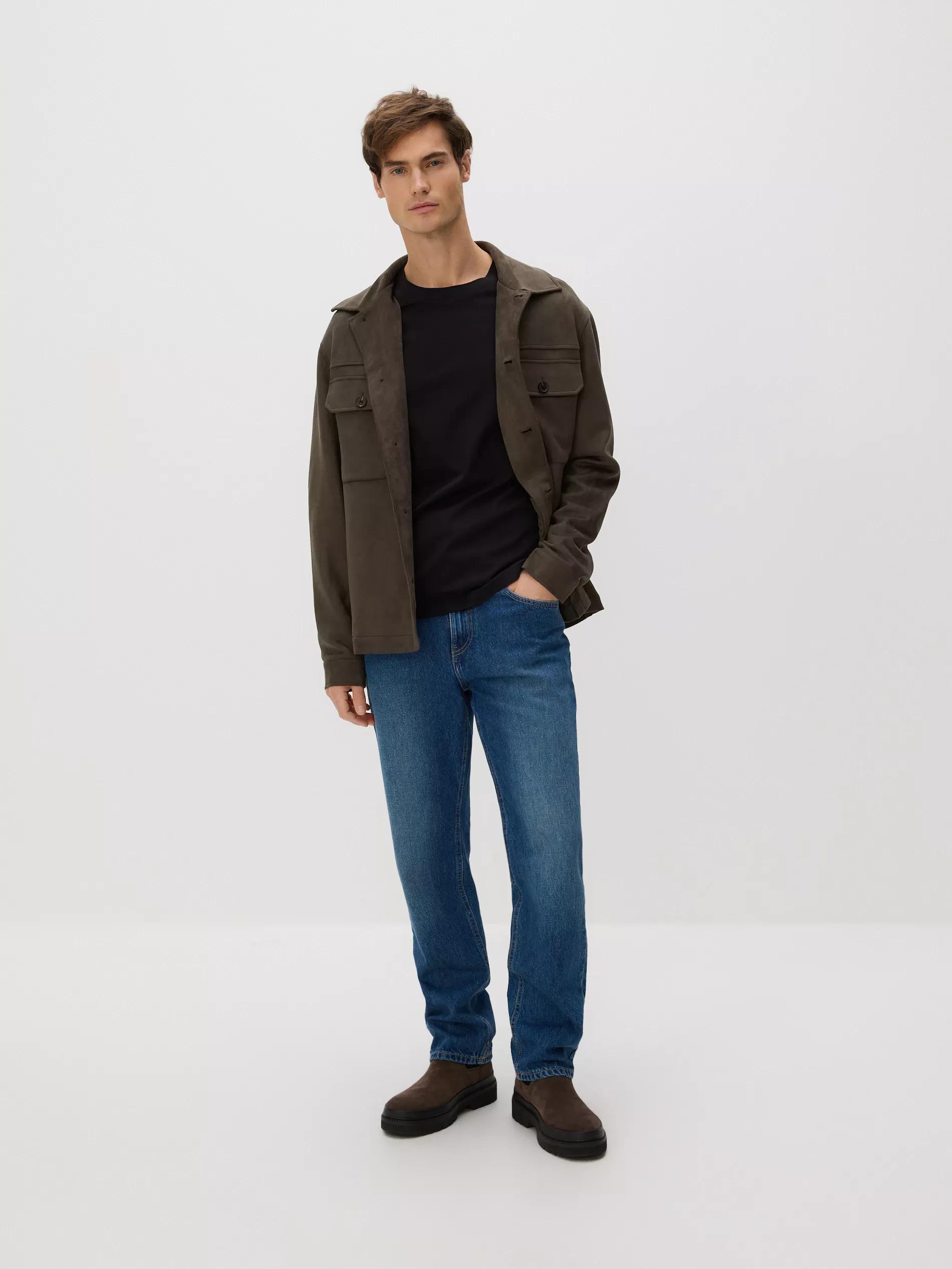 Grey Regular Fit Long Sleeve T-Shirt With Stitching, Grey, large image number 2