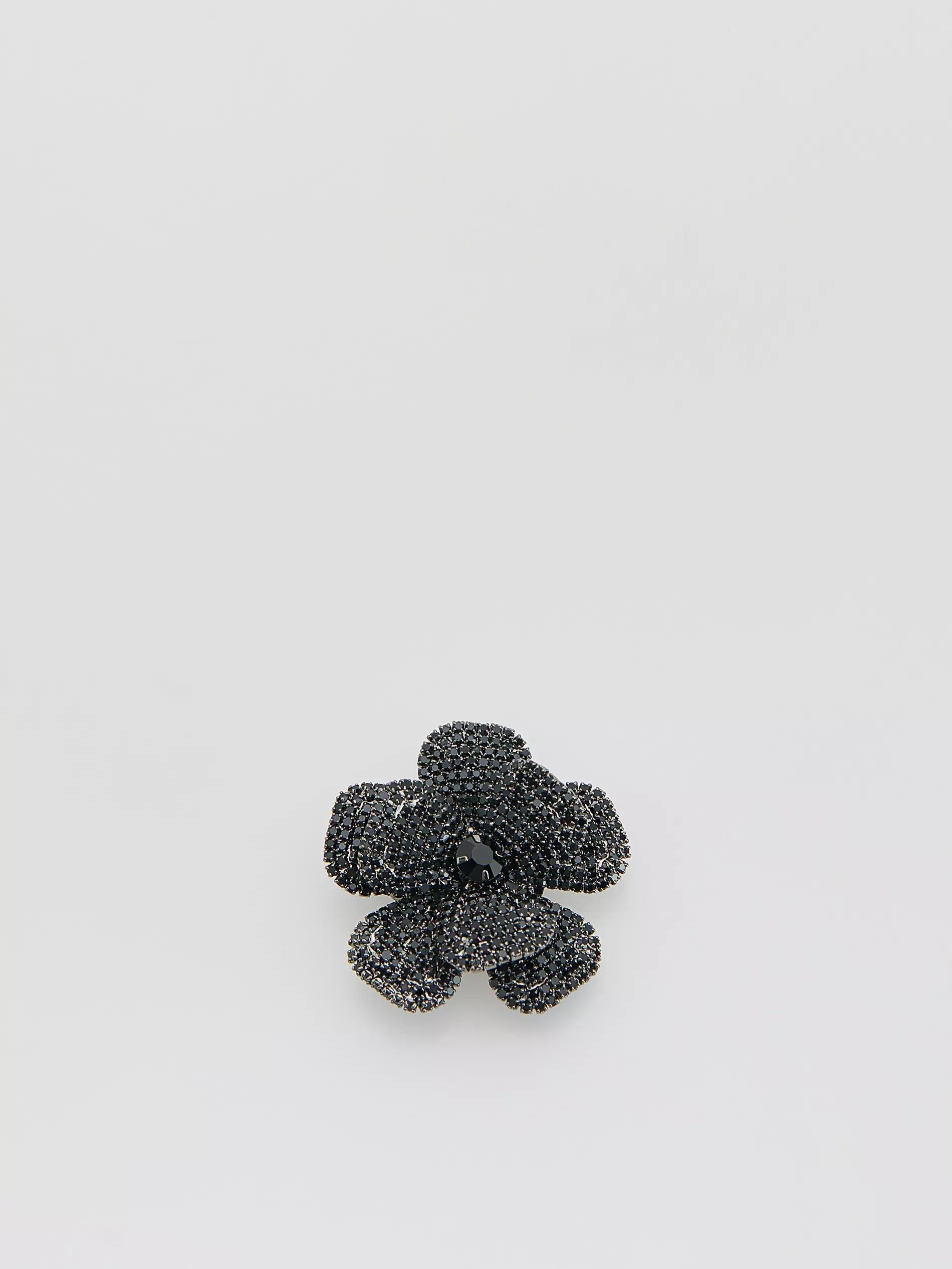 Black Brooch, Black, large image number 0