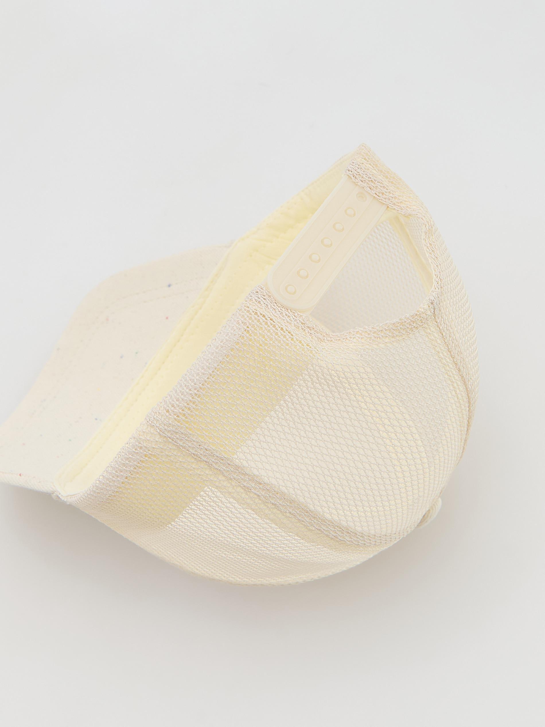 Cream Cap With Patches, Ivory, large image number 2