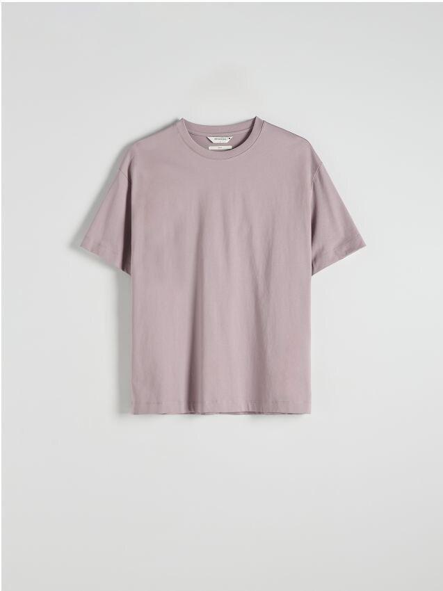 Purple Plain Boxy T-Shirt, , large image number 0