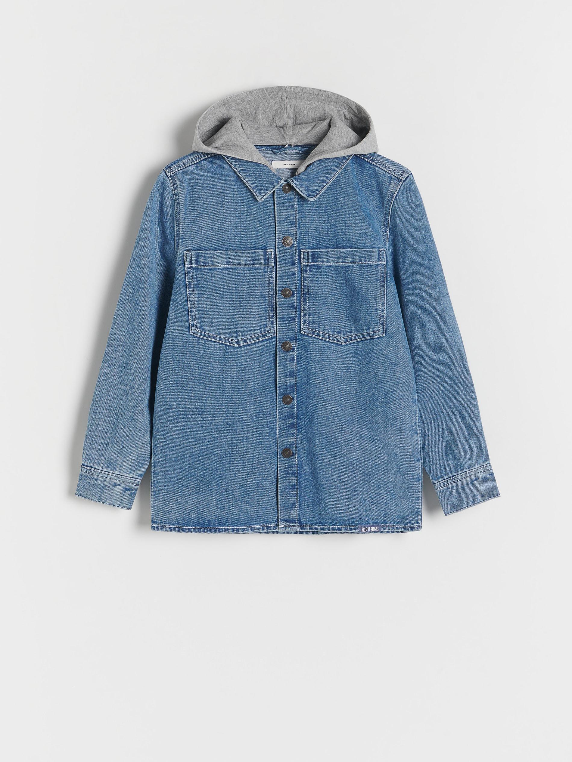 Blue Jeans Denim Shirt, Kids Boys, , large image number 1