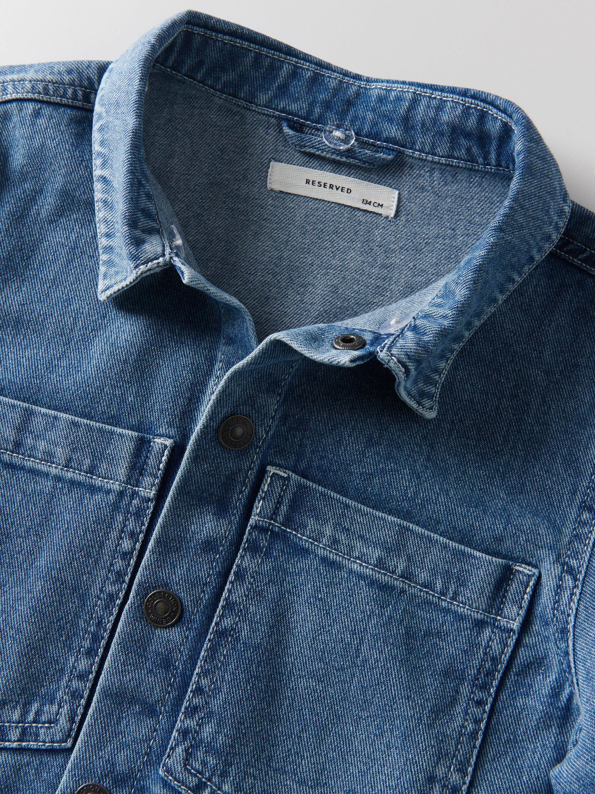 Blue Jeans Denim Shirt, Kids Boys, , large image number 3