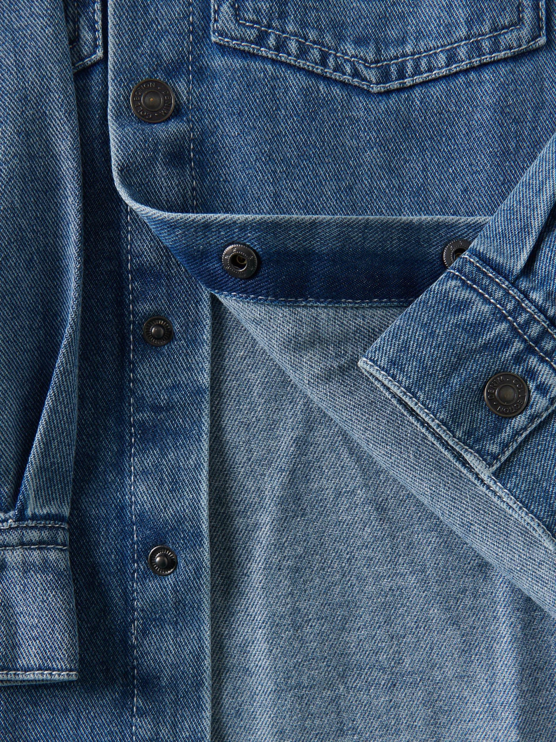 Blue Jeans Denim Shirt, Kids Boys, , large image number 4