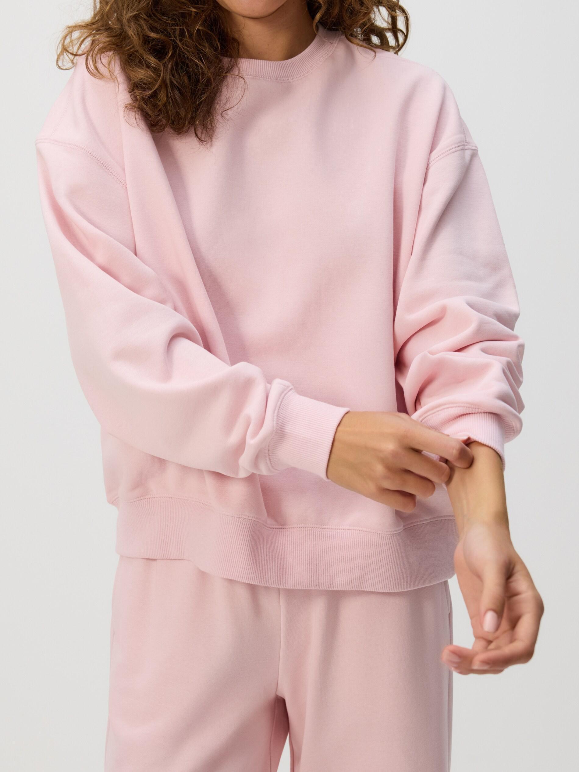 PASTEL PINK Cotton sweatshirt, Pink, medium