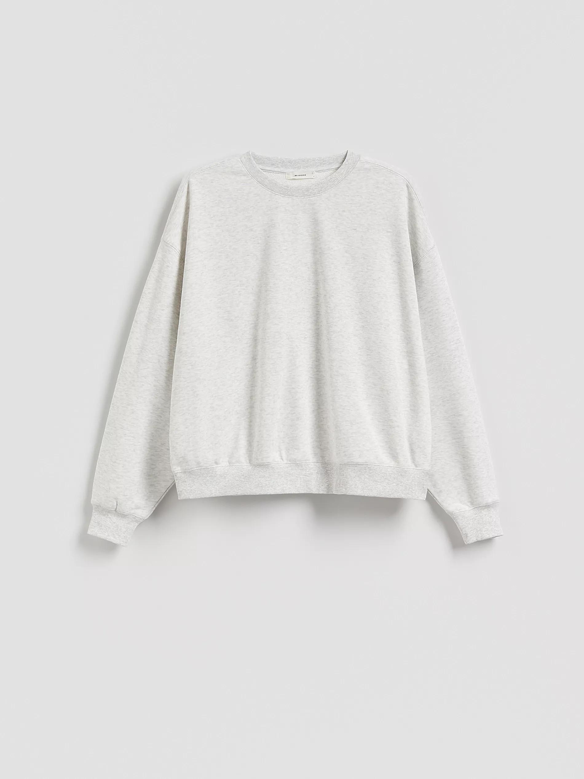 LIGHT GREY Cotton sweatshirt, Light grey, large image number 4