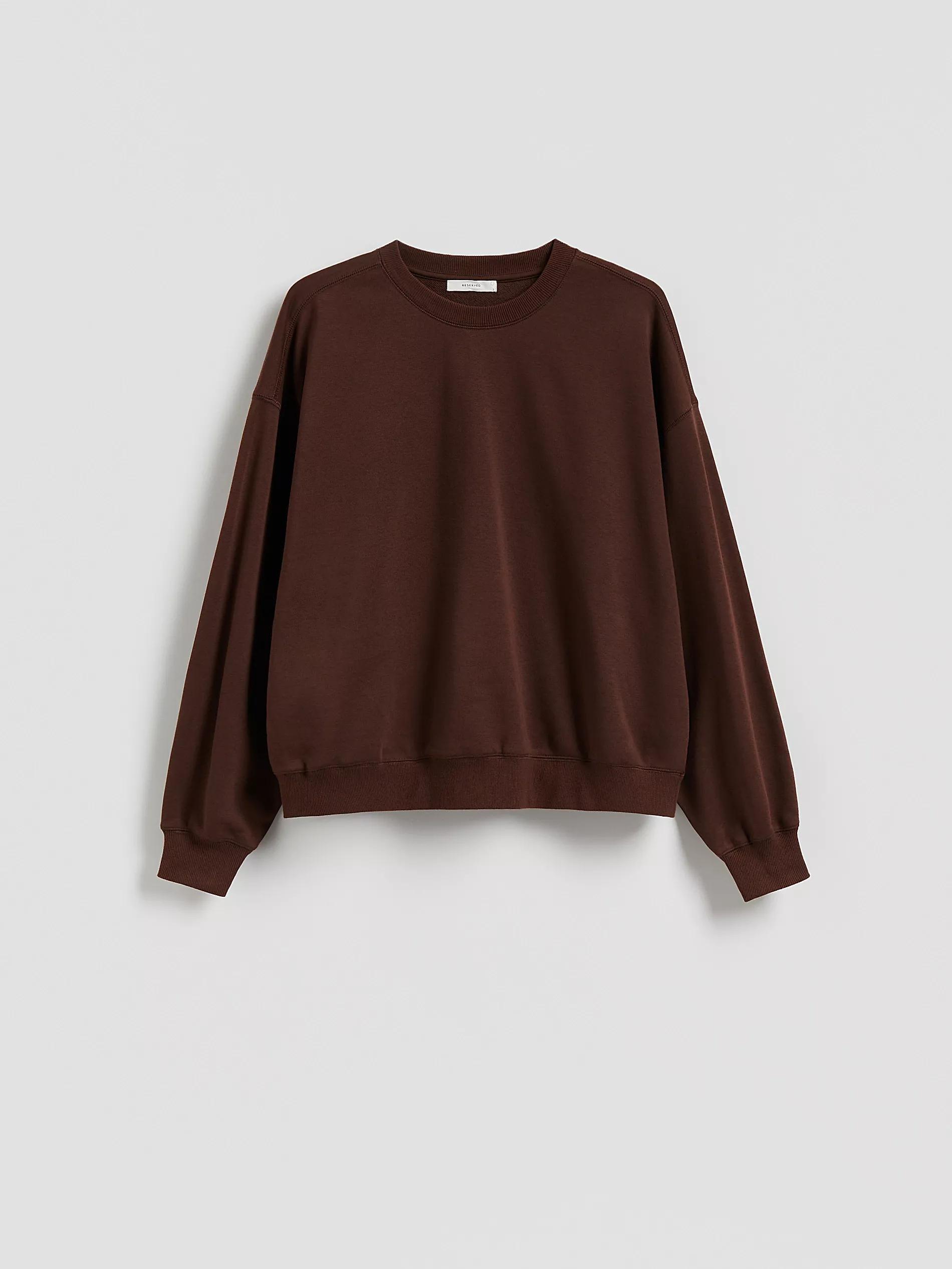 Brown Cotton Sweatshirt, , large image number 3