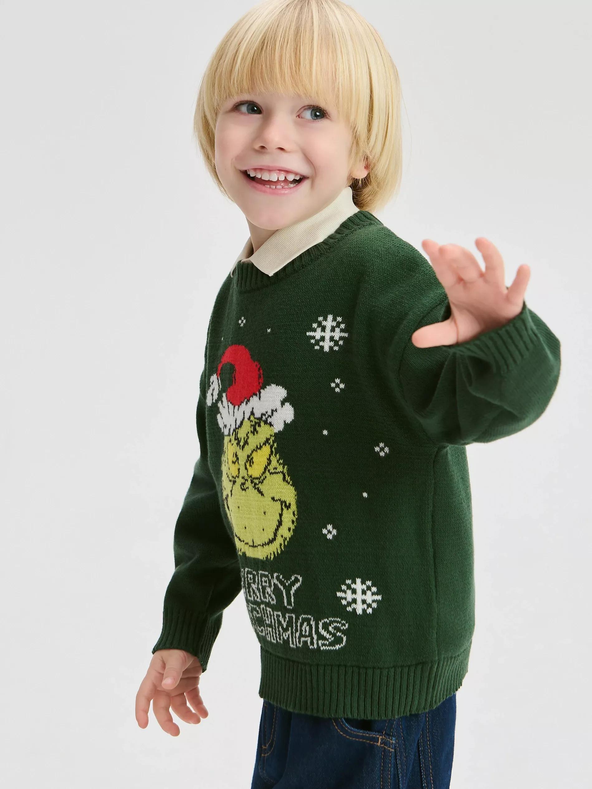 Green Grinch Christmas Sweater, Green, large image number 2