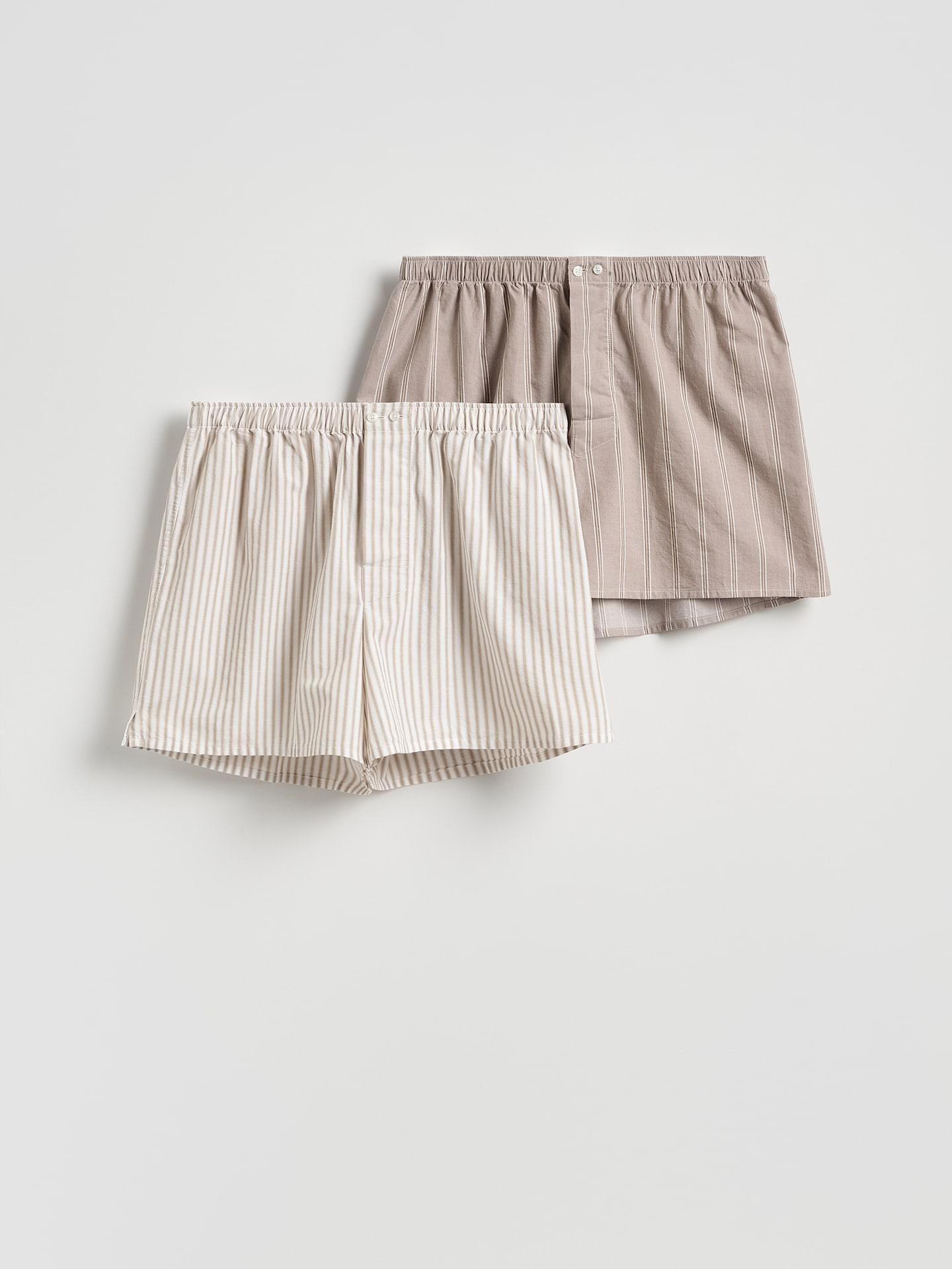 Cream Men`S Boxer Shorts, Ivory, large image number 0