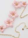 Reserved - Pink Flower Necklace