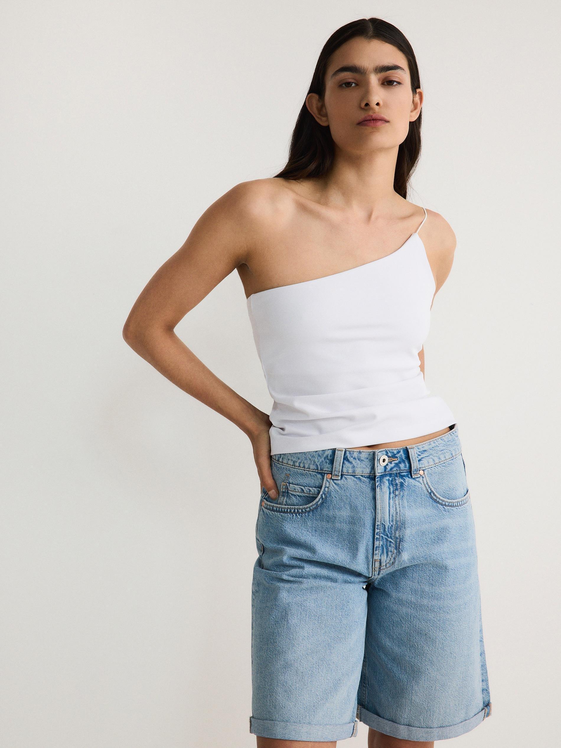 White Asymmetrical Top, , large image number 3