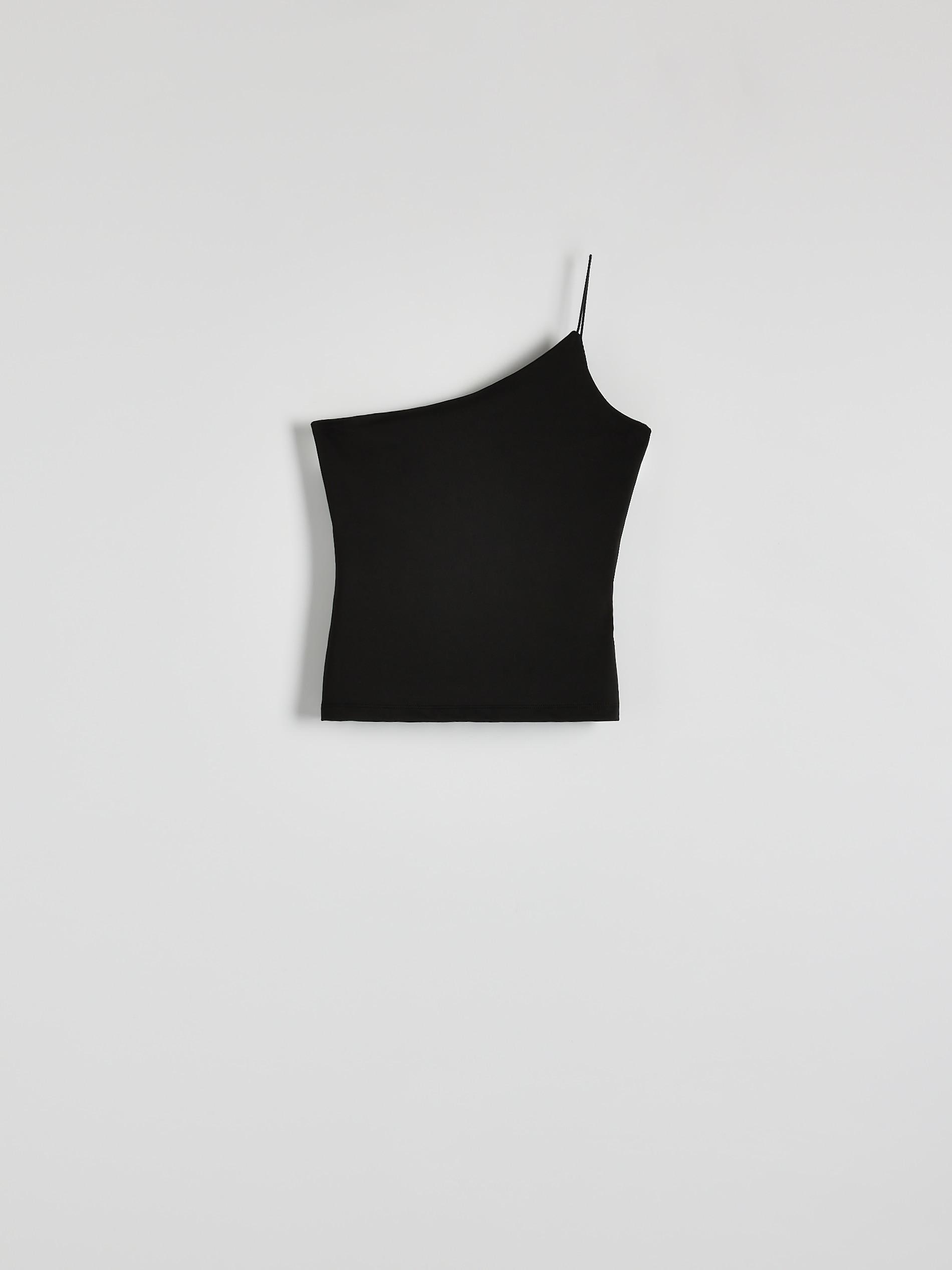 Black Asymmetrical Top, , large image number 3