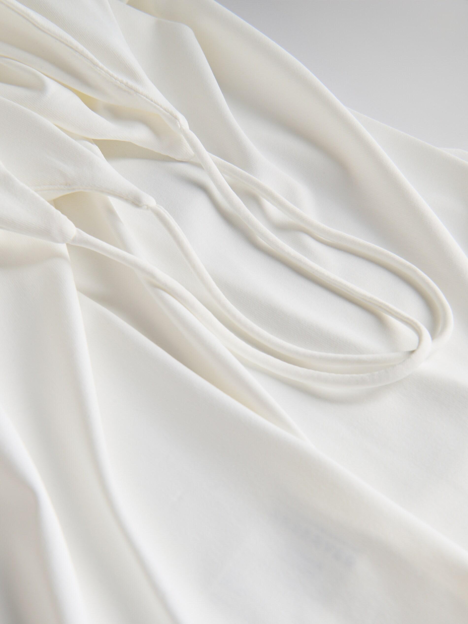 White Casual Tank Top, , large image number 3
