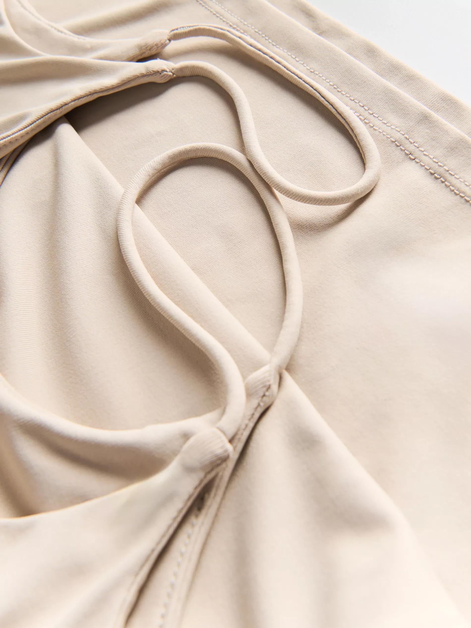 Beige Casual Tank Top, , large image number 9