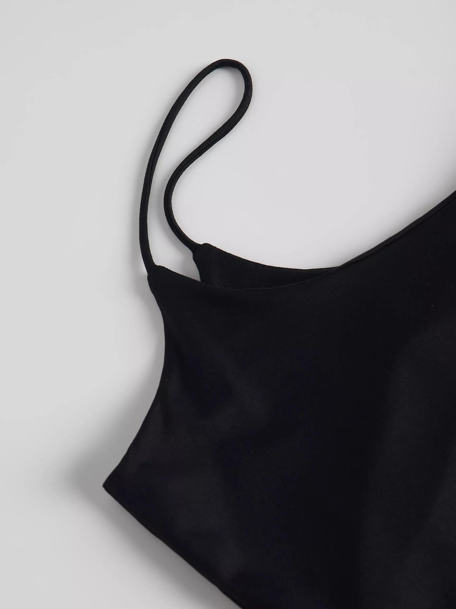 Black Casual Tank Top, , large image number 10