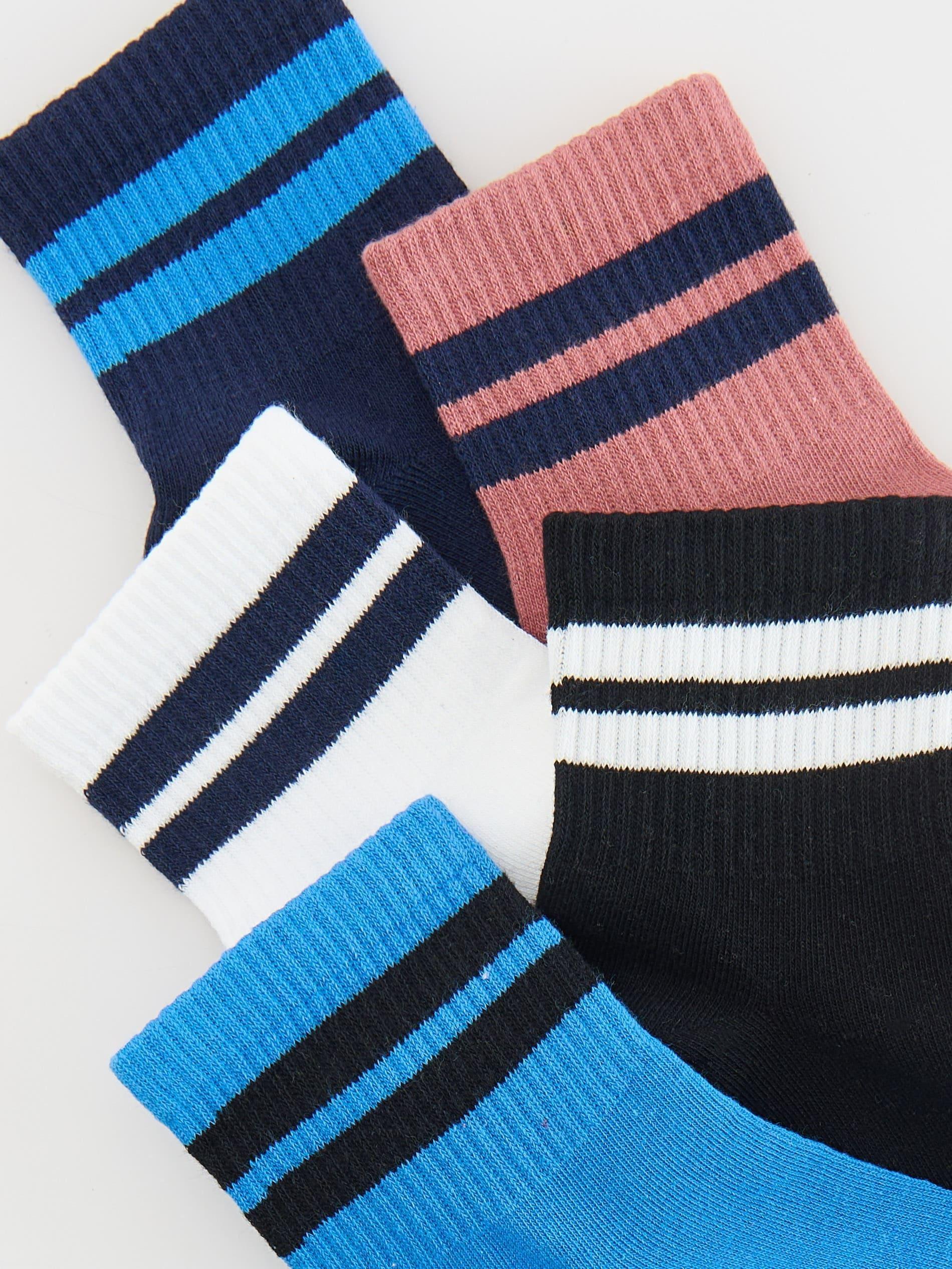 Brown Socks,Set Of 5, , large image number 2