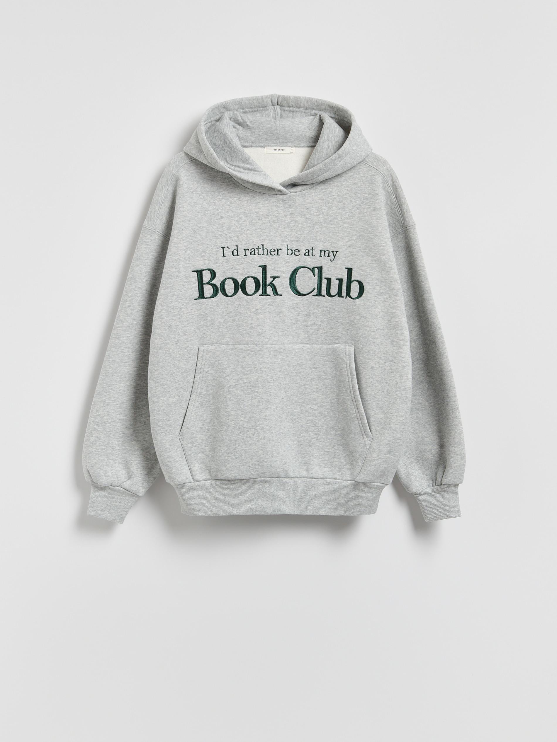 Grey Printed Sweatshirt, Light grey, large image number 4