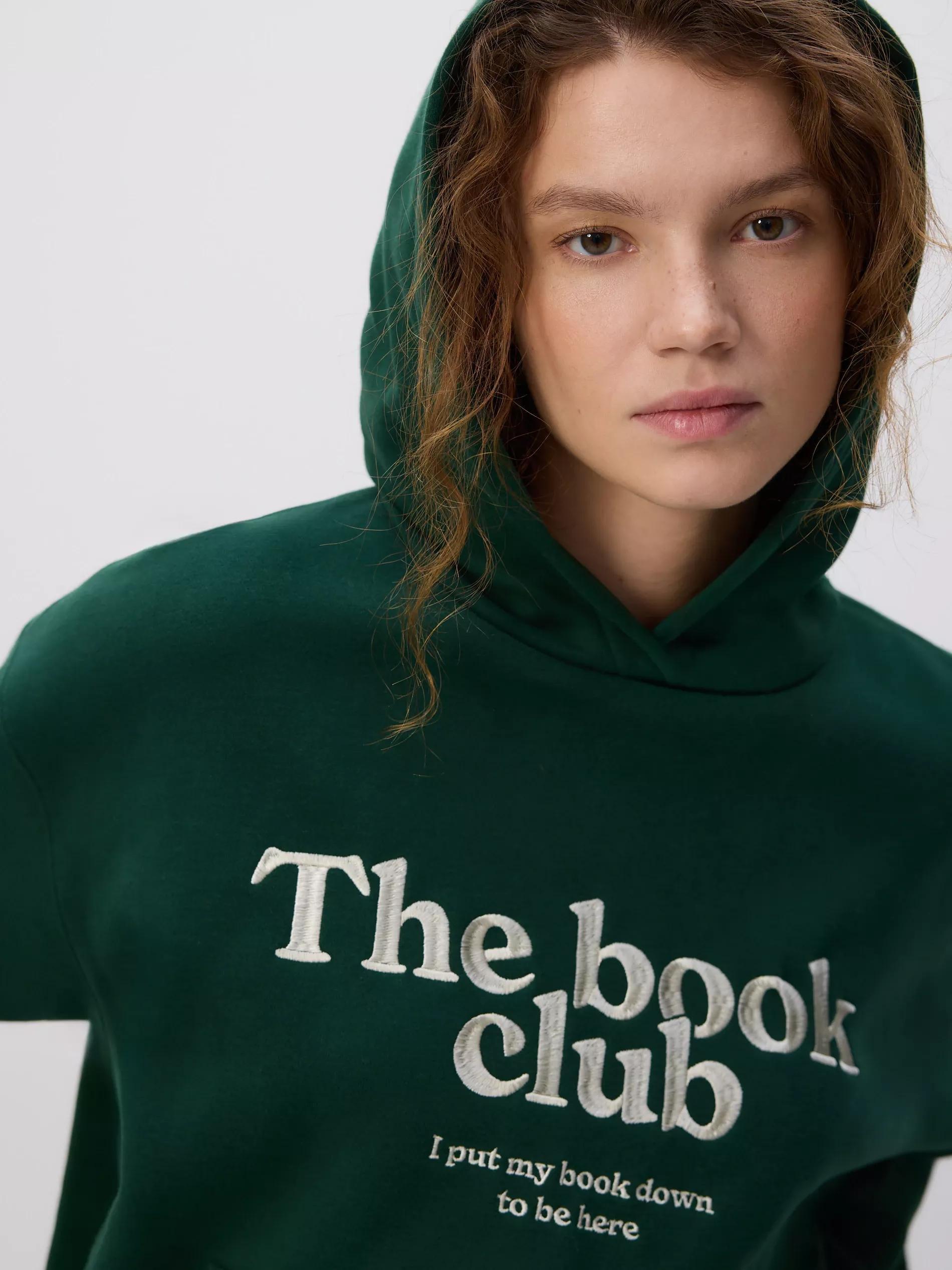 Green Printed Sweatshirt, Khaki, large image number 2