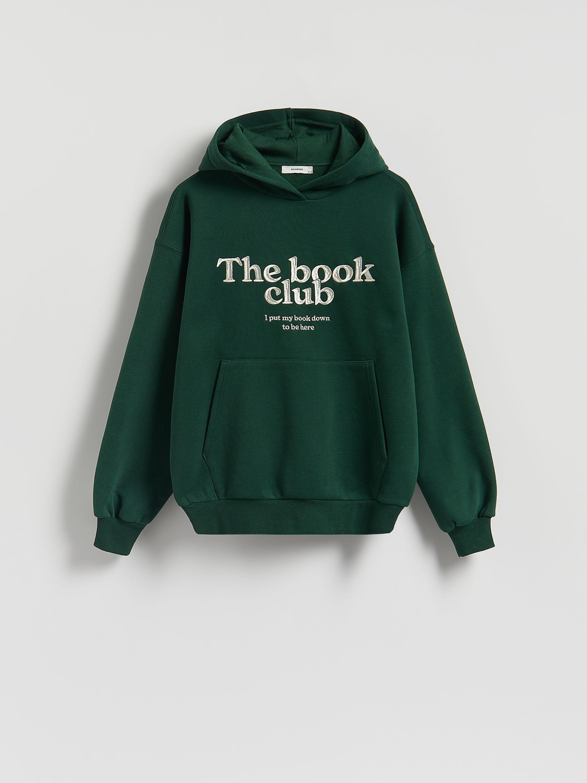 Green Printed Sweatshirt, Khaki, large image number 4