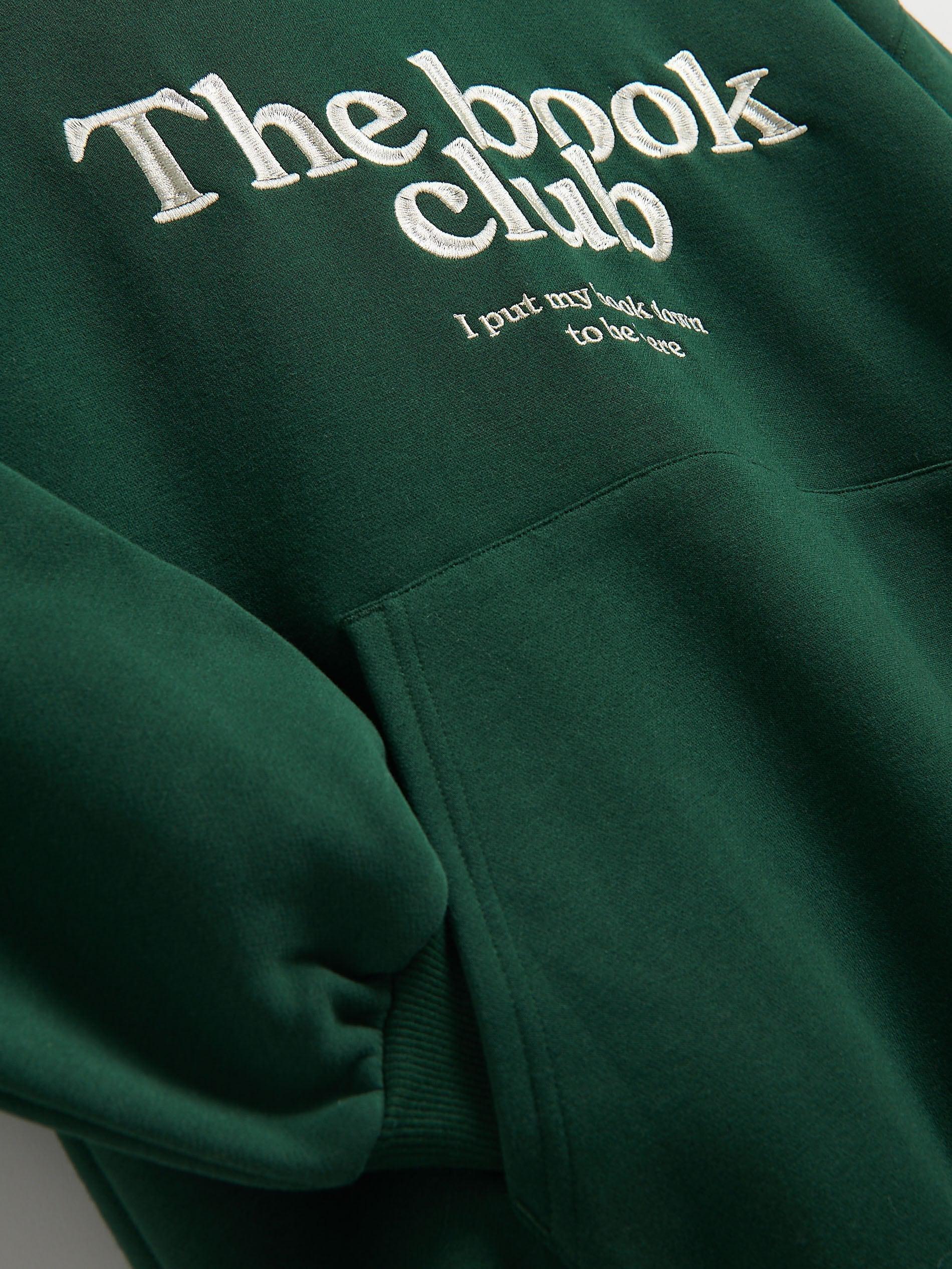 Green Printed Sweatshirt, Khaki, large image number 5