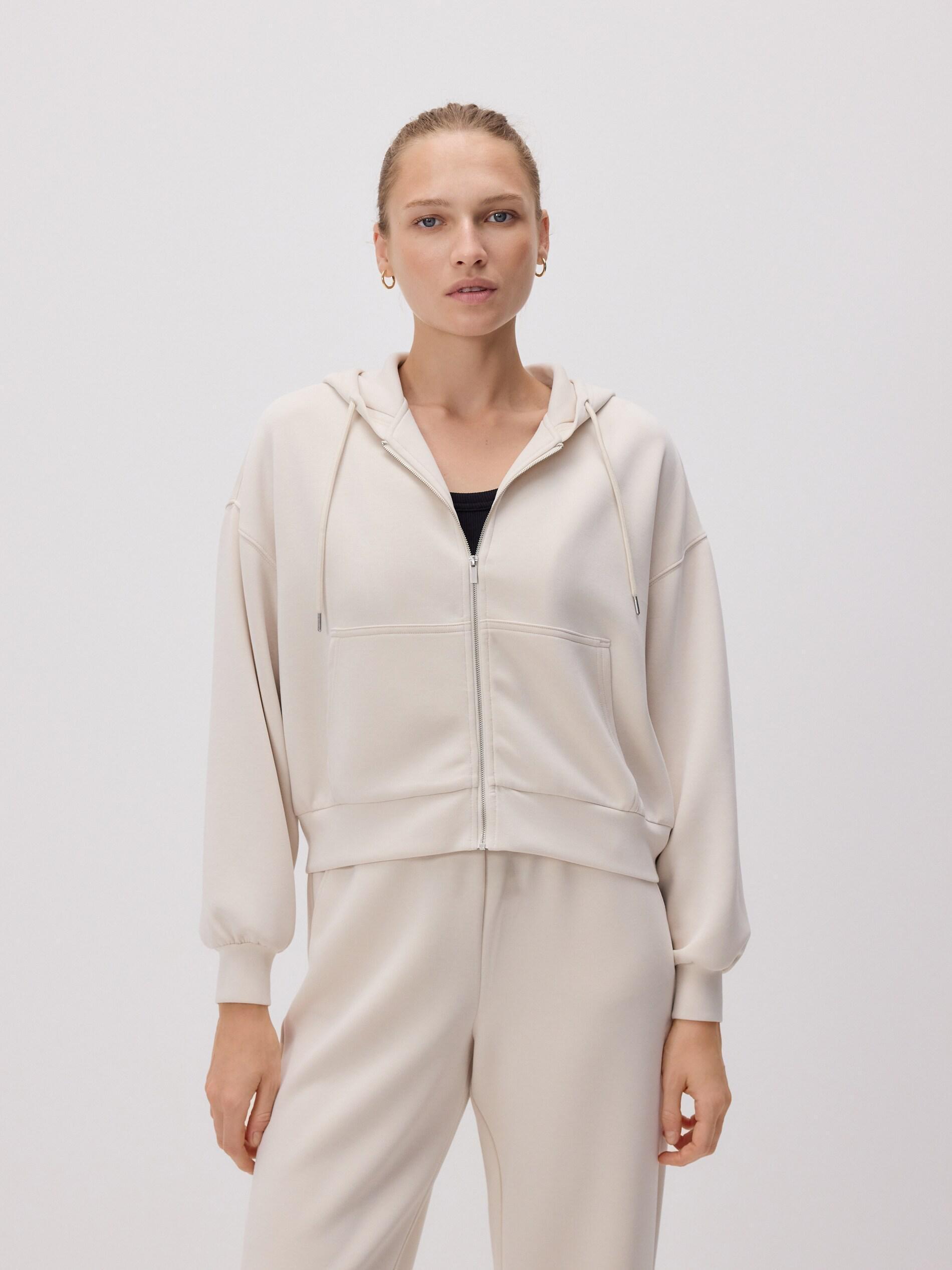 Black Jogging Top, Beige, large image number 2