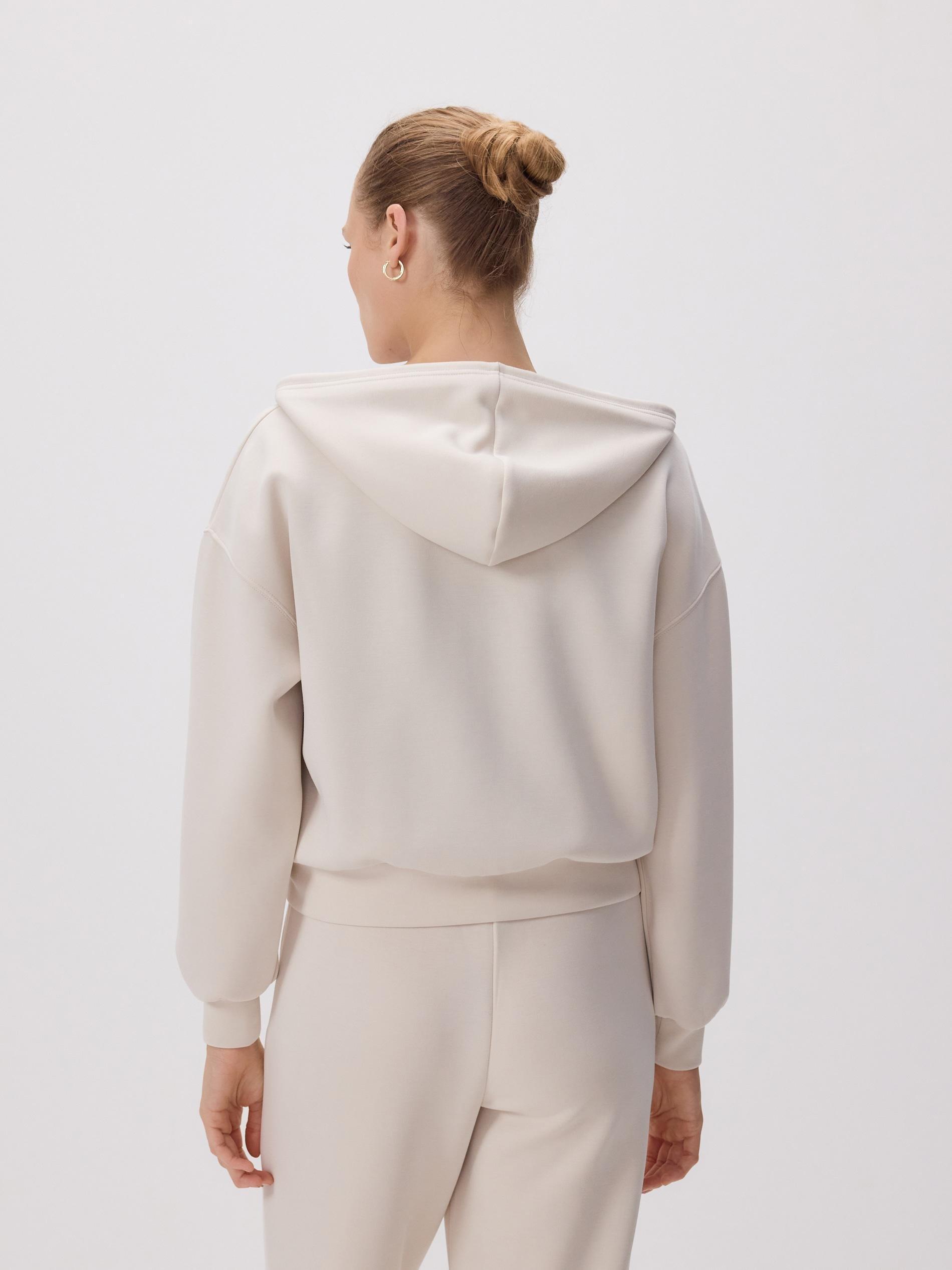 Black Jogging Top, Beige, large image number 3