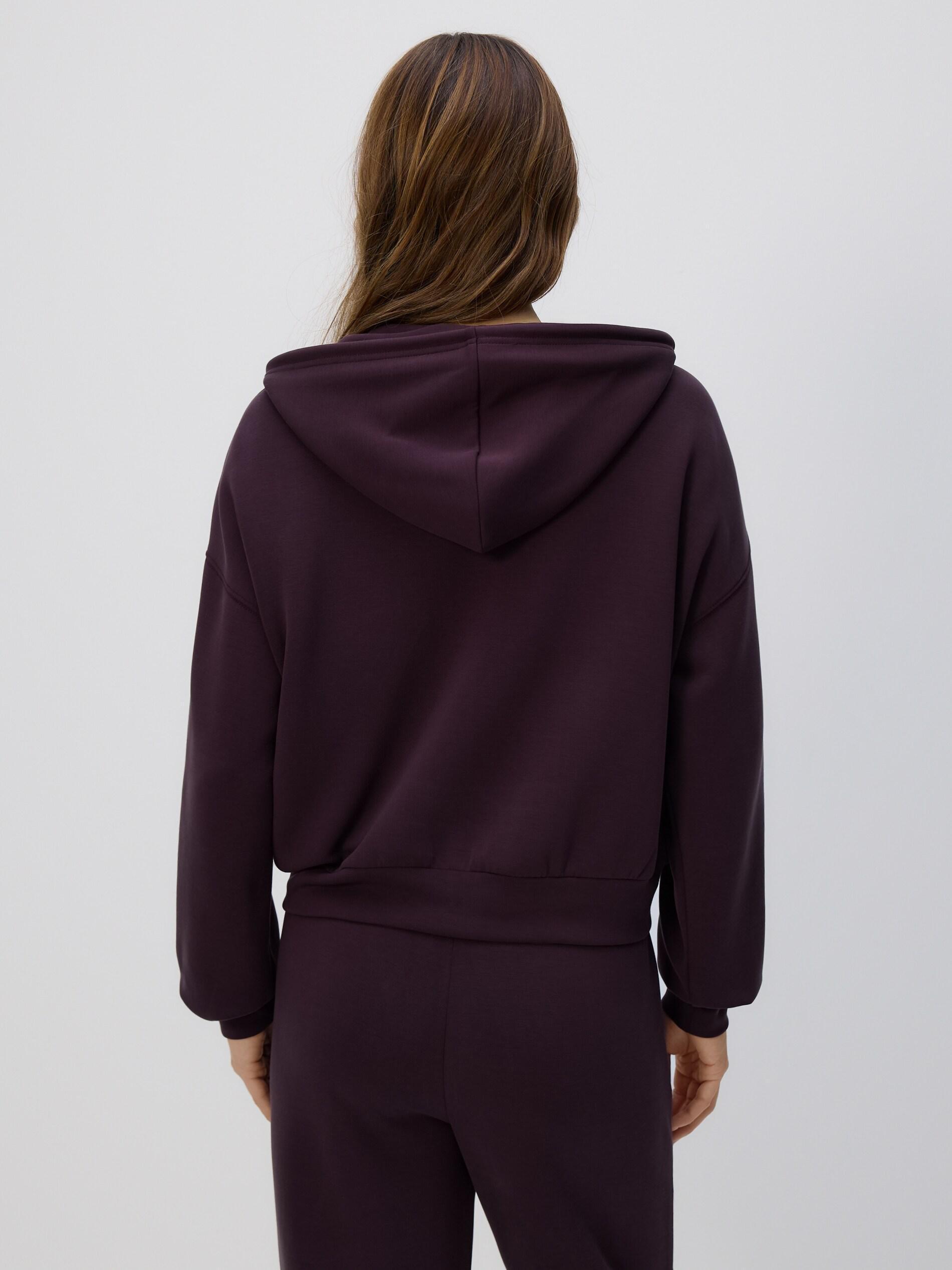 Purple Oversized Sweatshirt, Purple, large image number 3