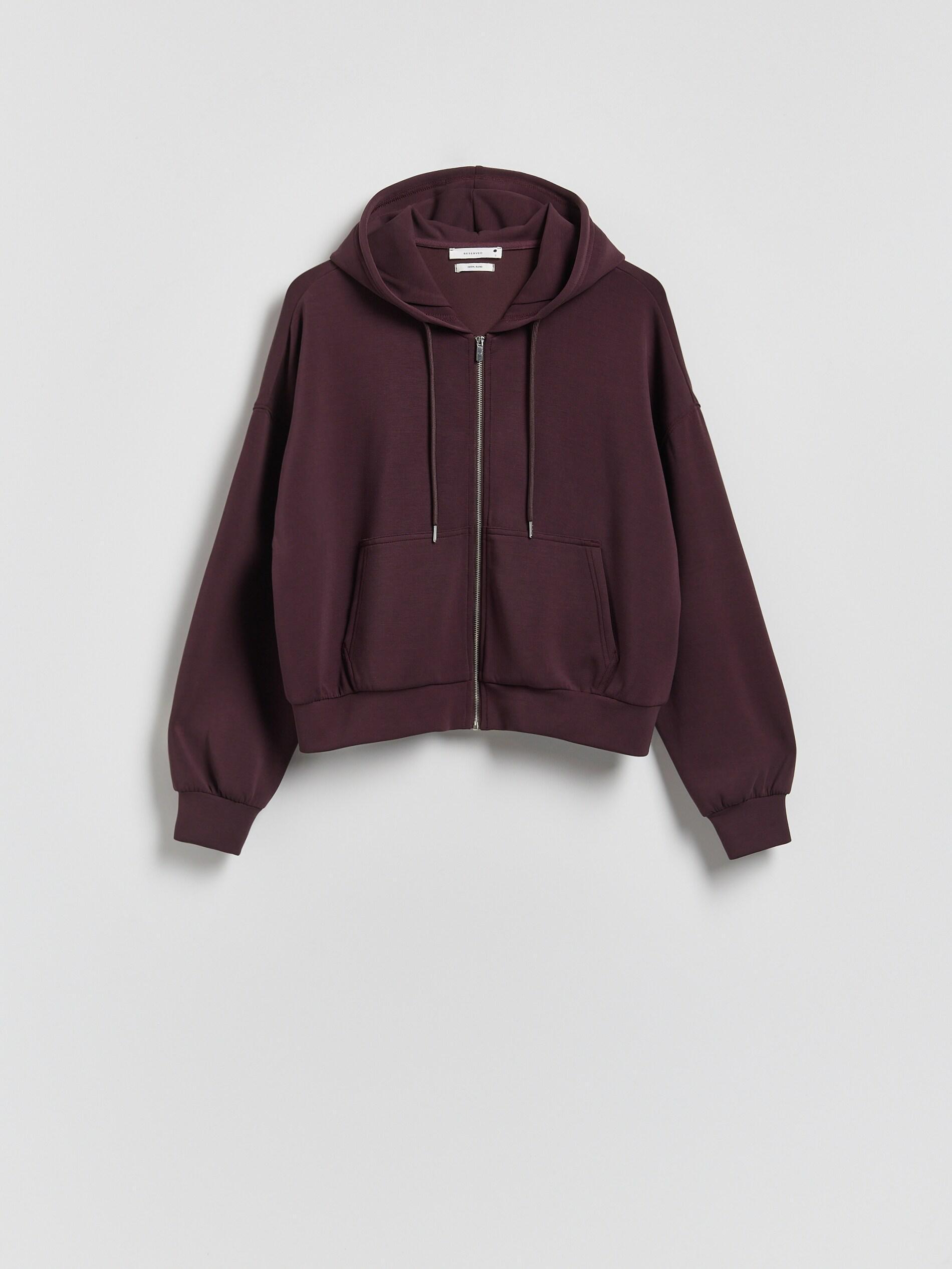 Purple Oversized Sweatshirt, Purple, large image number 4