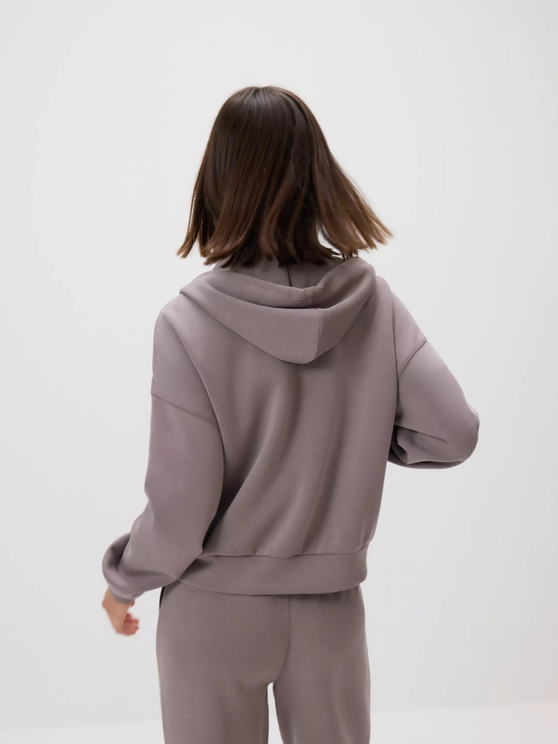 Brown Oversized Sweatshirt, Brown, large image number 3