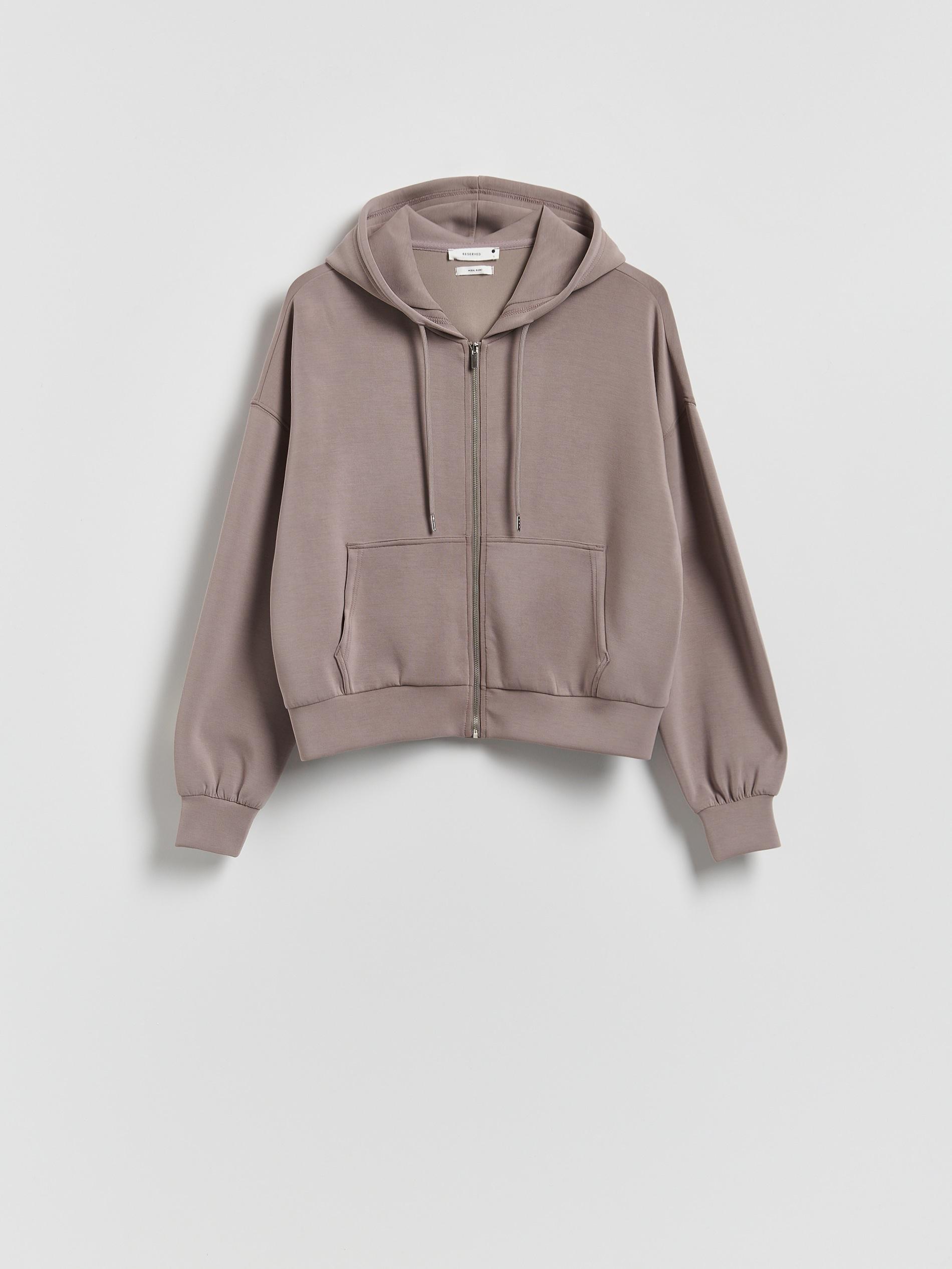 Brown Oversized Sweatshirt, Brown, large image number 4