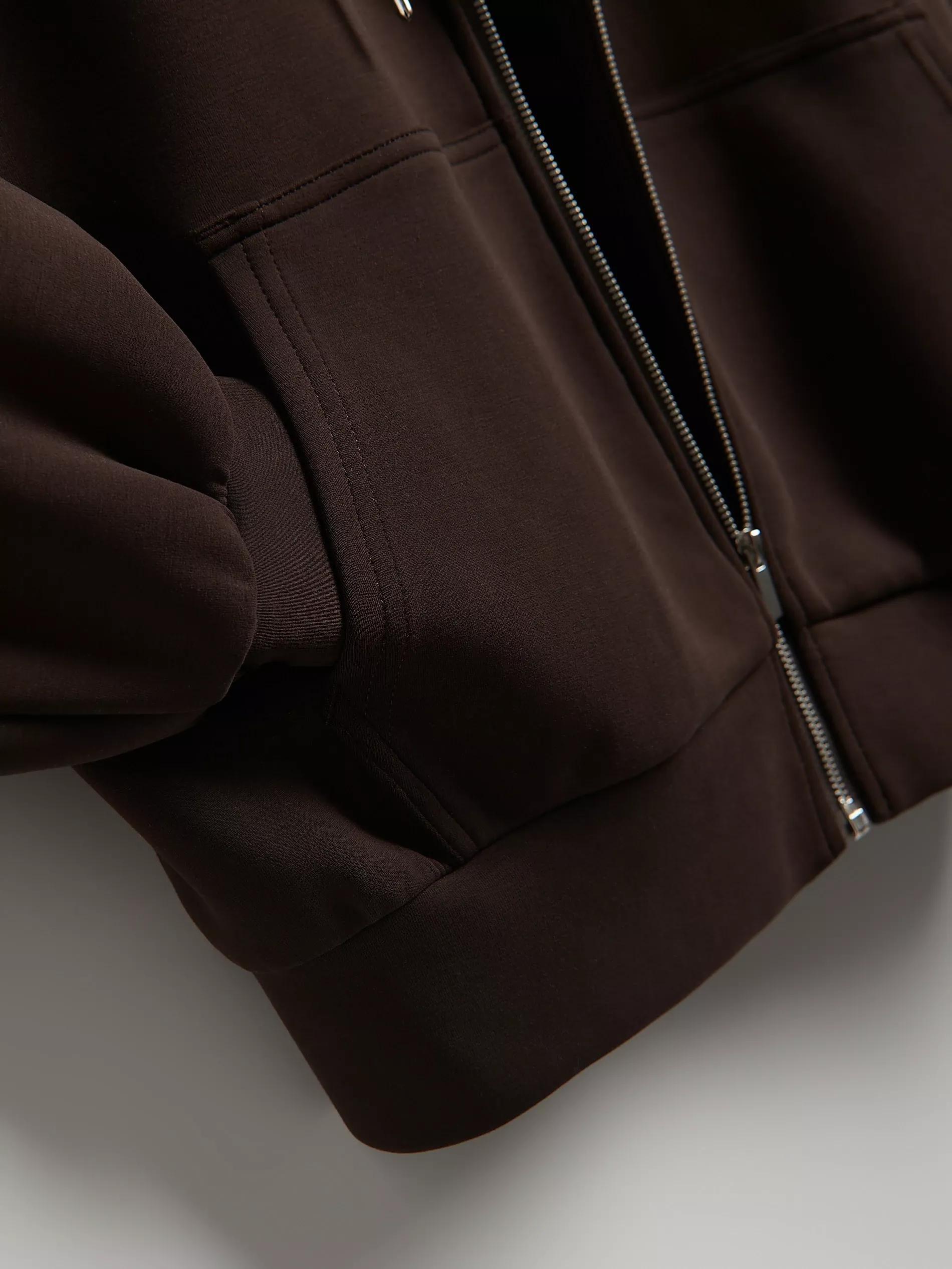 Brown Oversized Sweatshirt, Brown, large image number 3