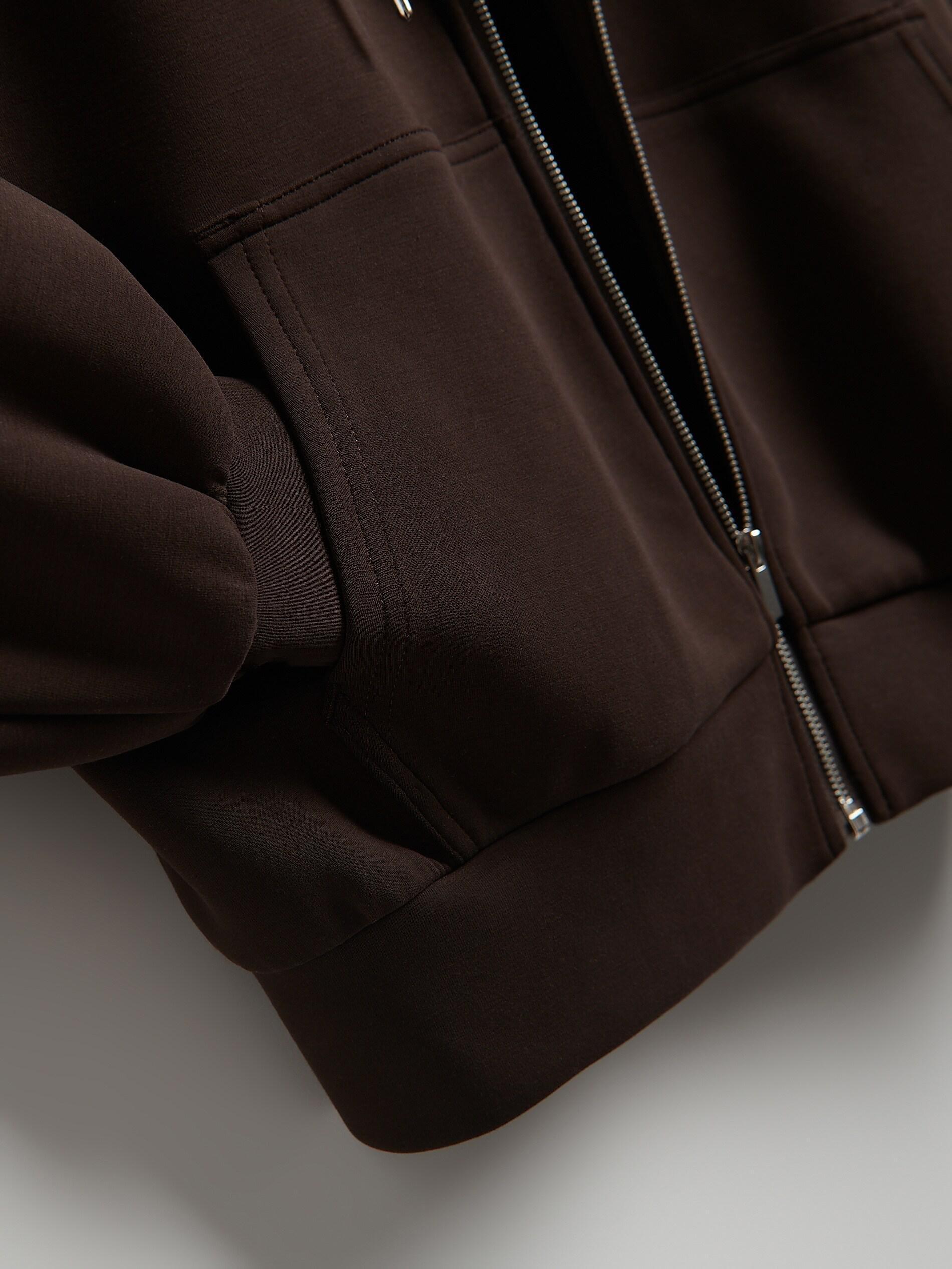 Brown Oversized Sweatshirt, Brown, large image number 7