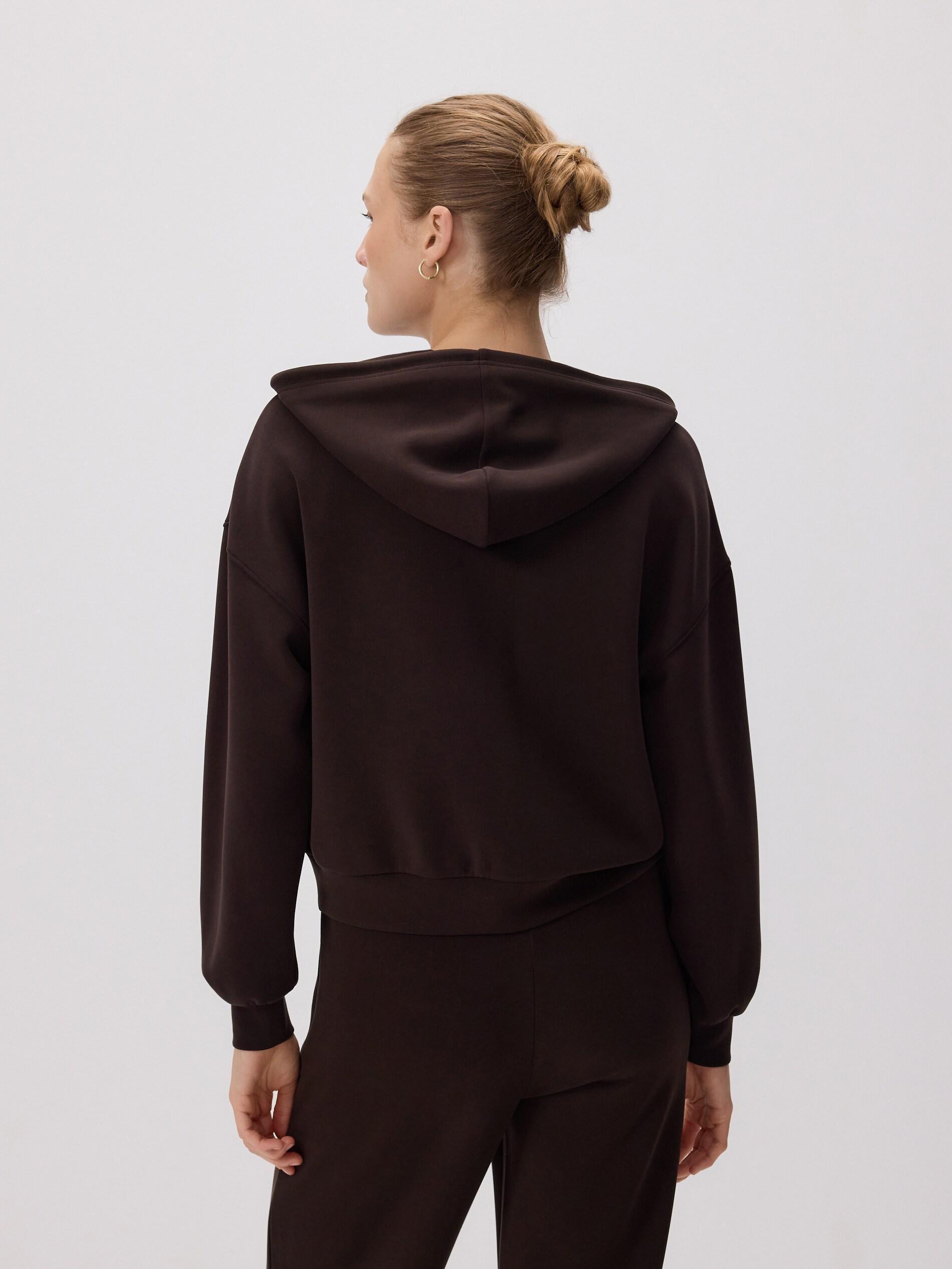 Brown Oversized Sweatshirt, Brown, large image number 8