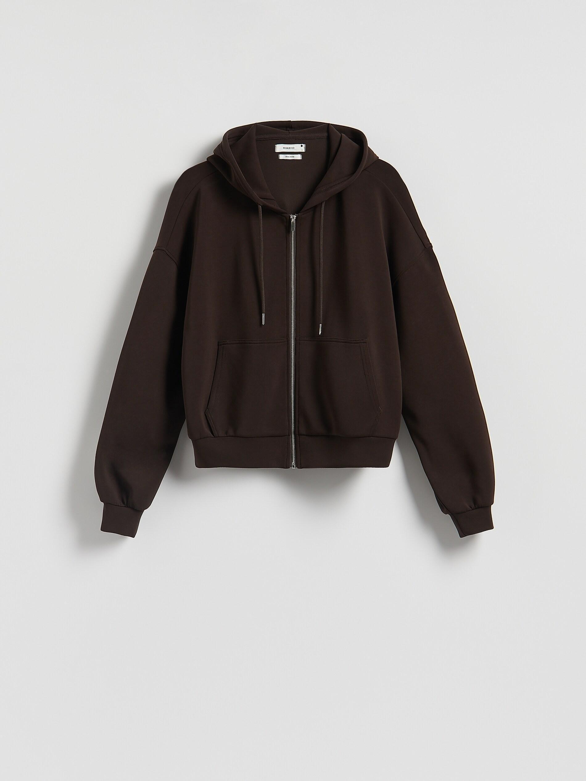 Brown Oversized Sweatshirt, Brown, large image number 9