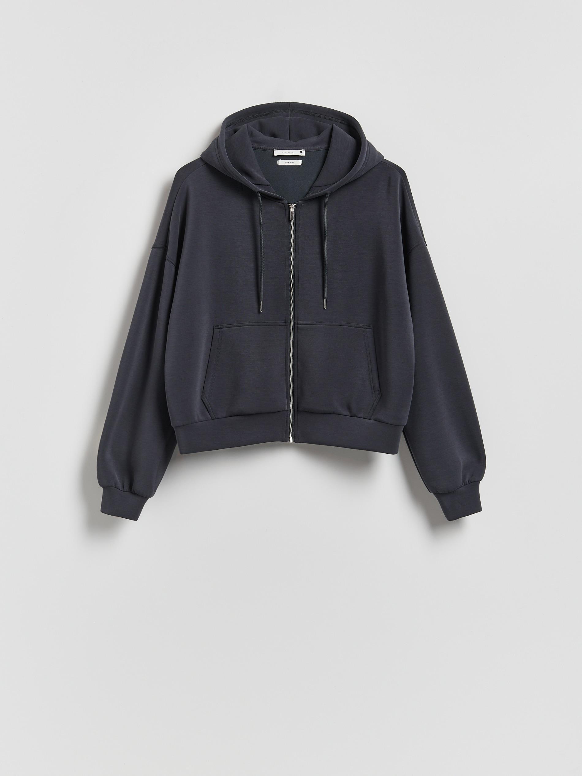 Grey Oversized Sweatshirt, Grey, large image number 4