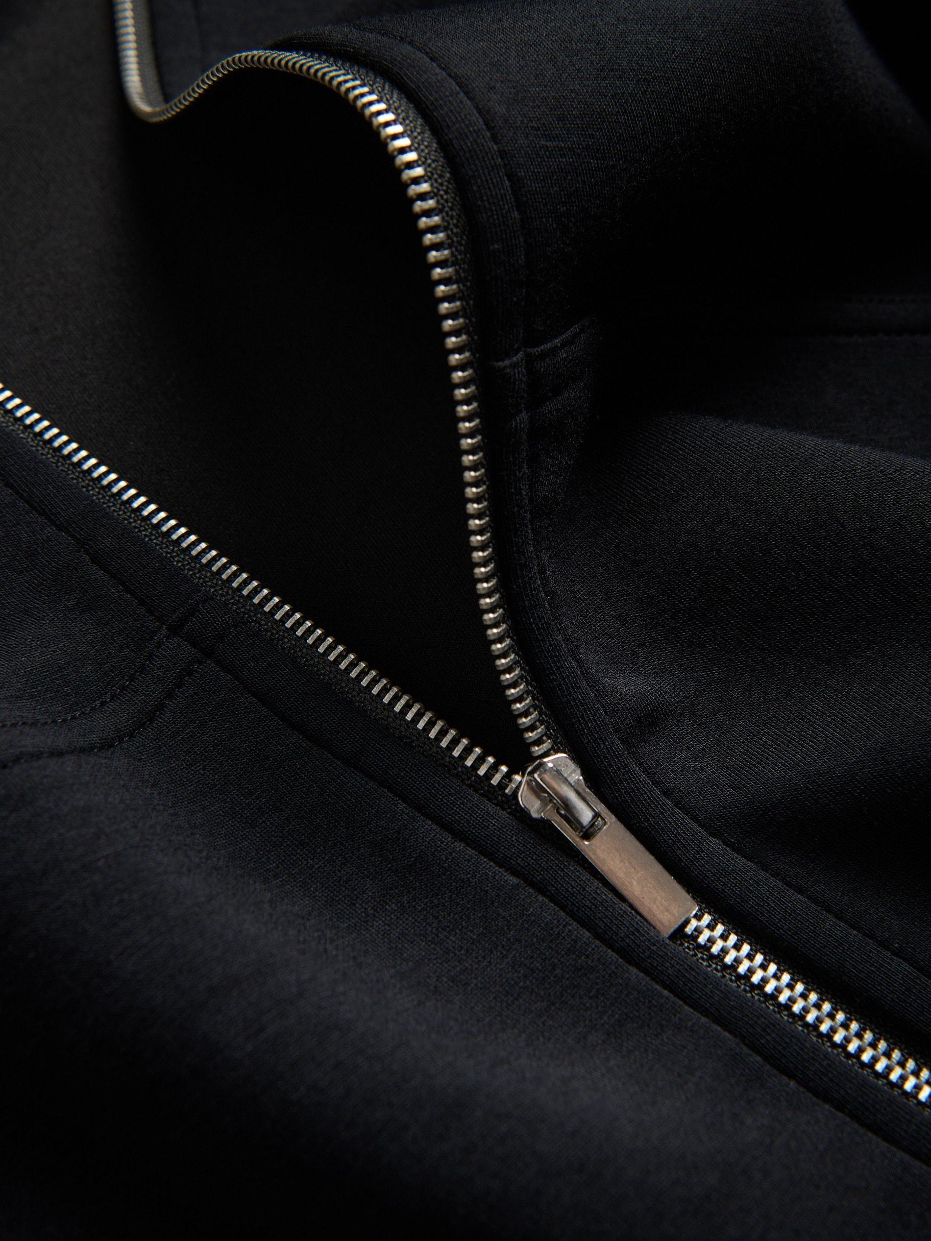 Black Oversized Sweatshirt, Black, large image number 5