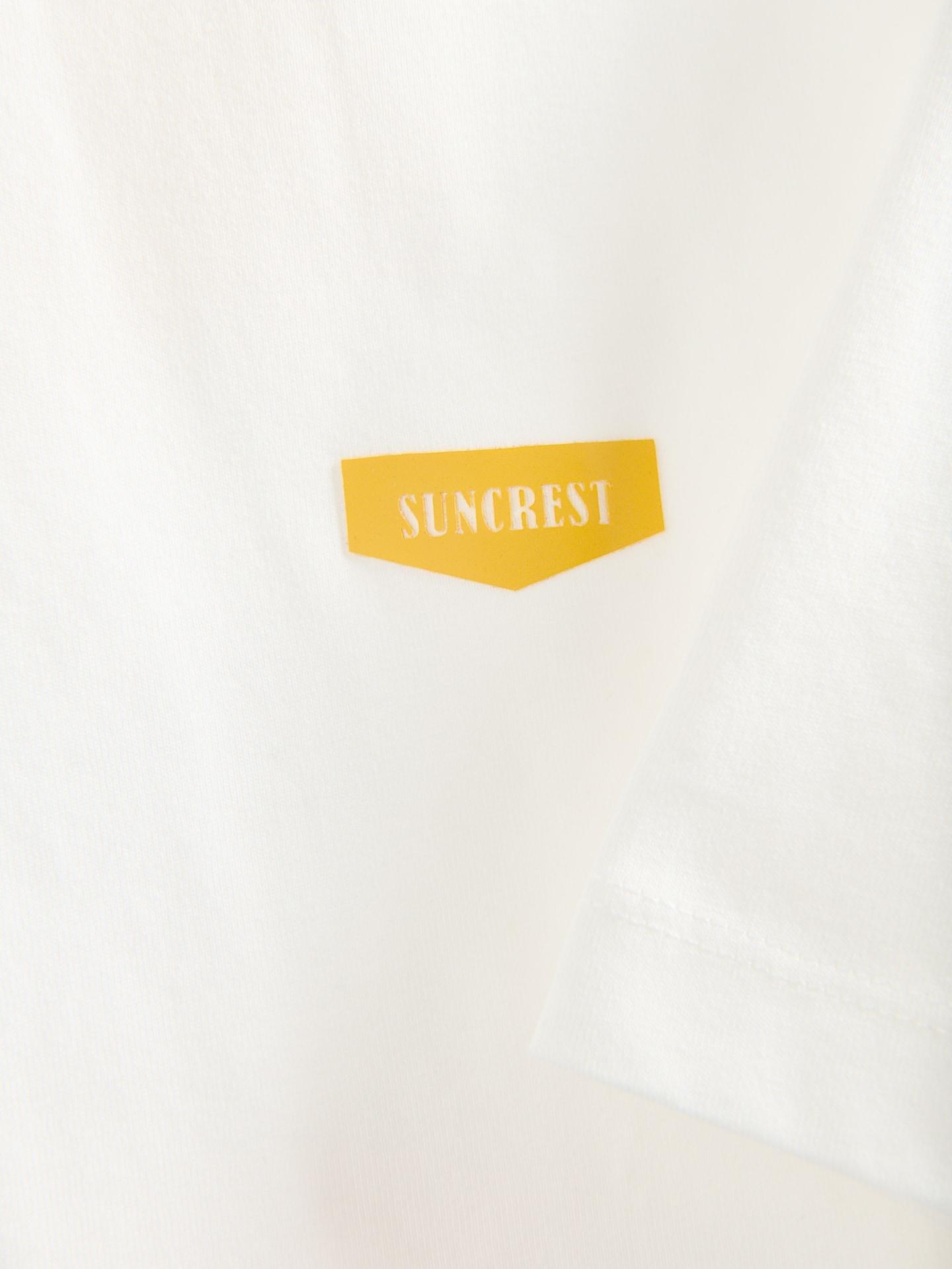 Cream Relaxed Fit T-Shirt With Back Print, Ivory, large image number 5