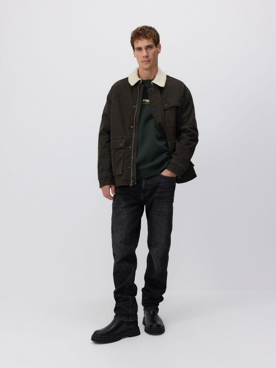 Gren Sweatshirt With Patch, , large image number 2