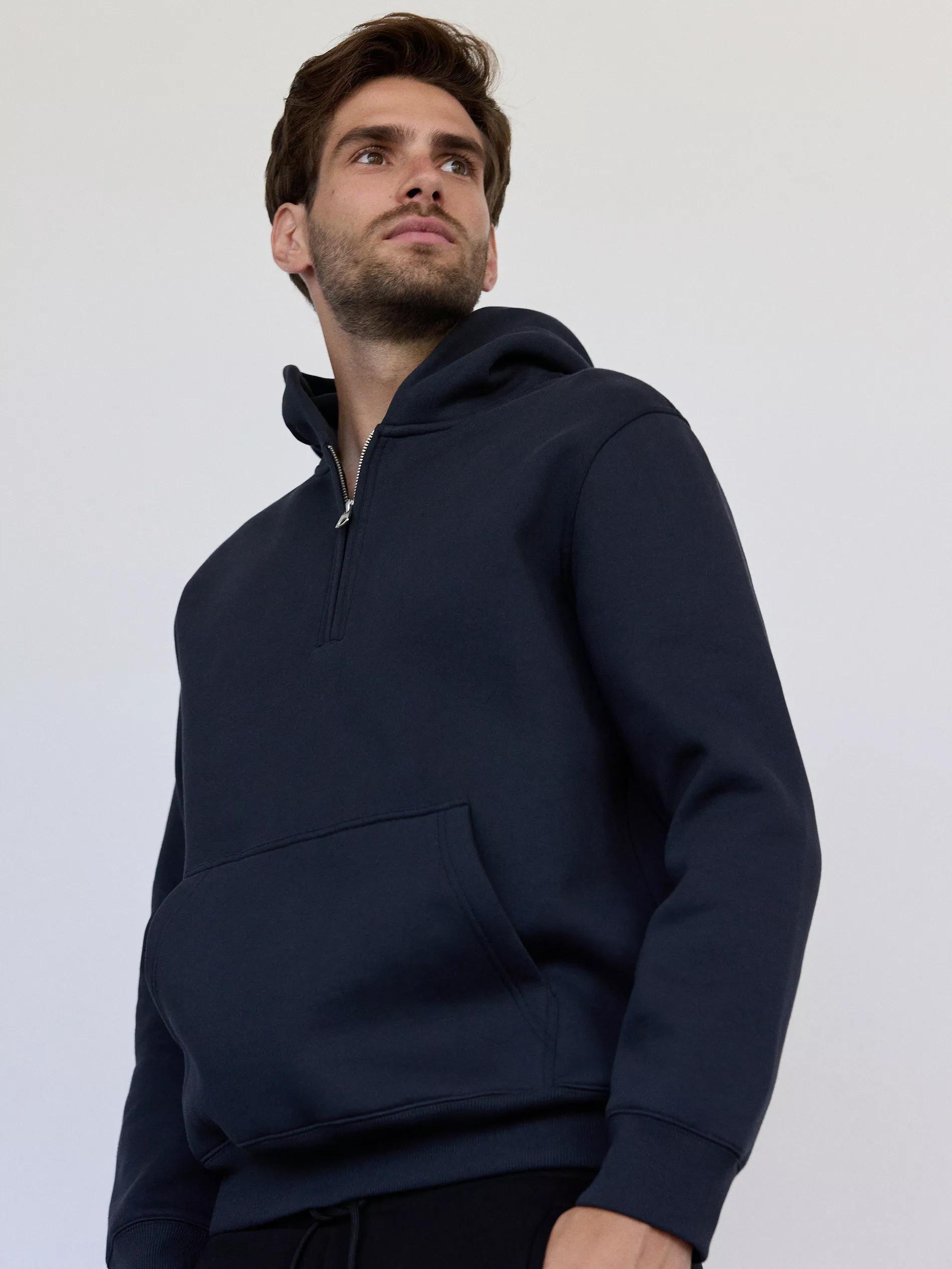 DARK GREY Cotton hoodie, , large image number 2