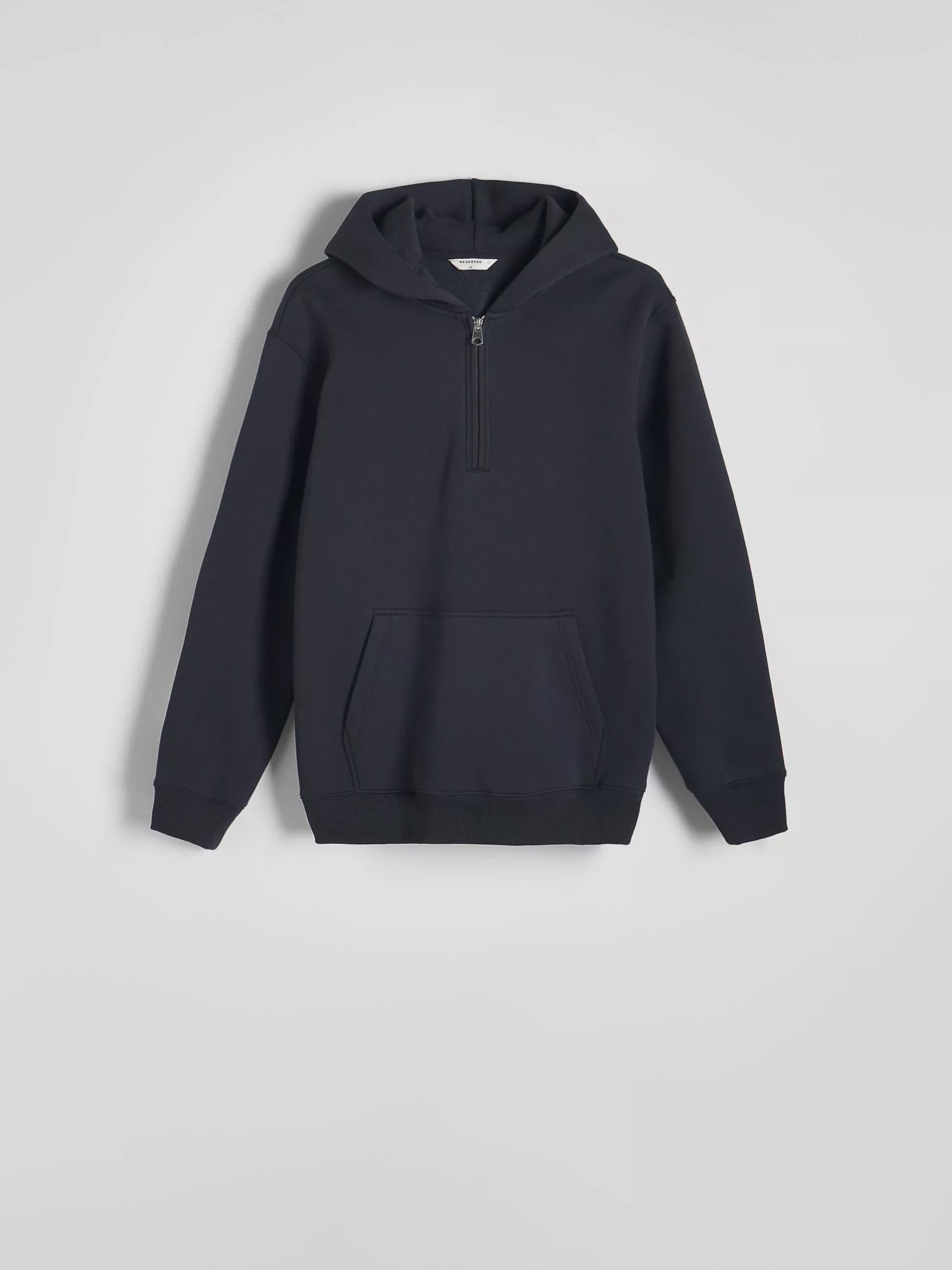 DARK GREY Cotton hoodie, , large image number 5