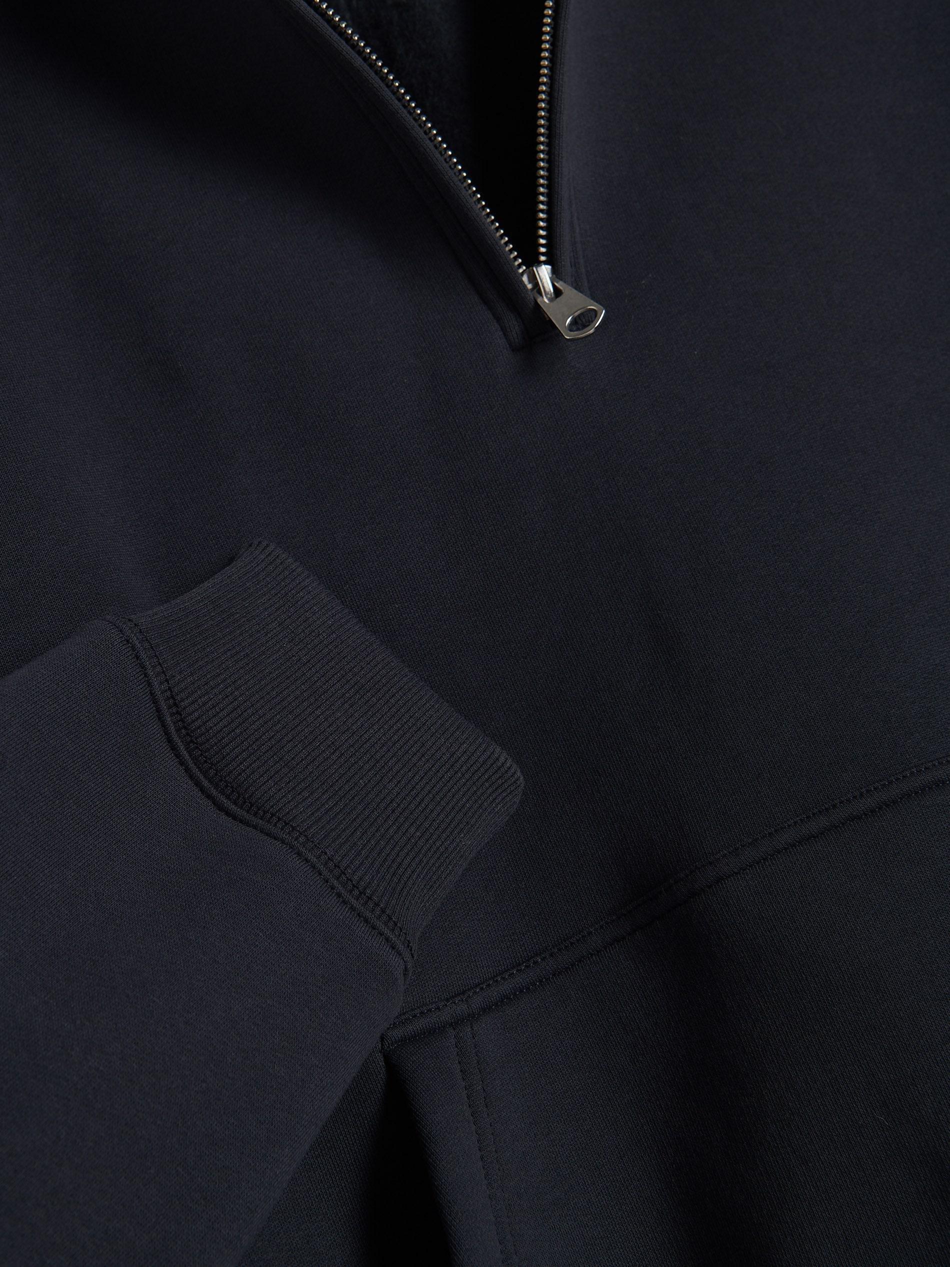 DARK GREY Cotton hoodie, , large image number 6