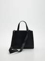 Reserved - Black Faux Leather Bag