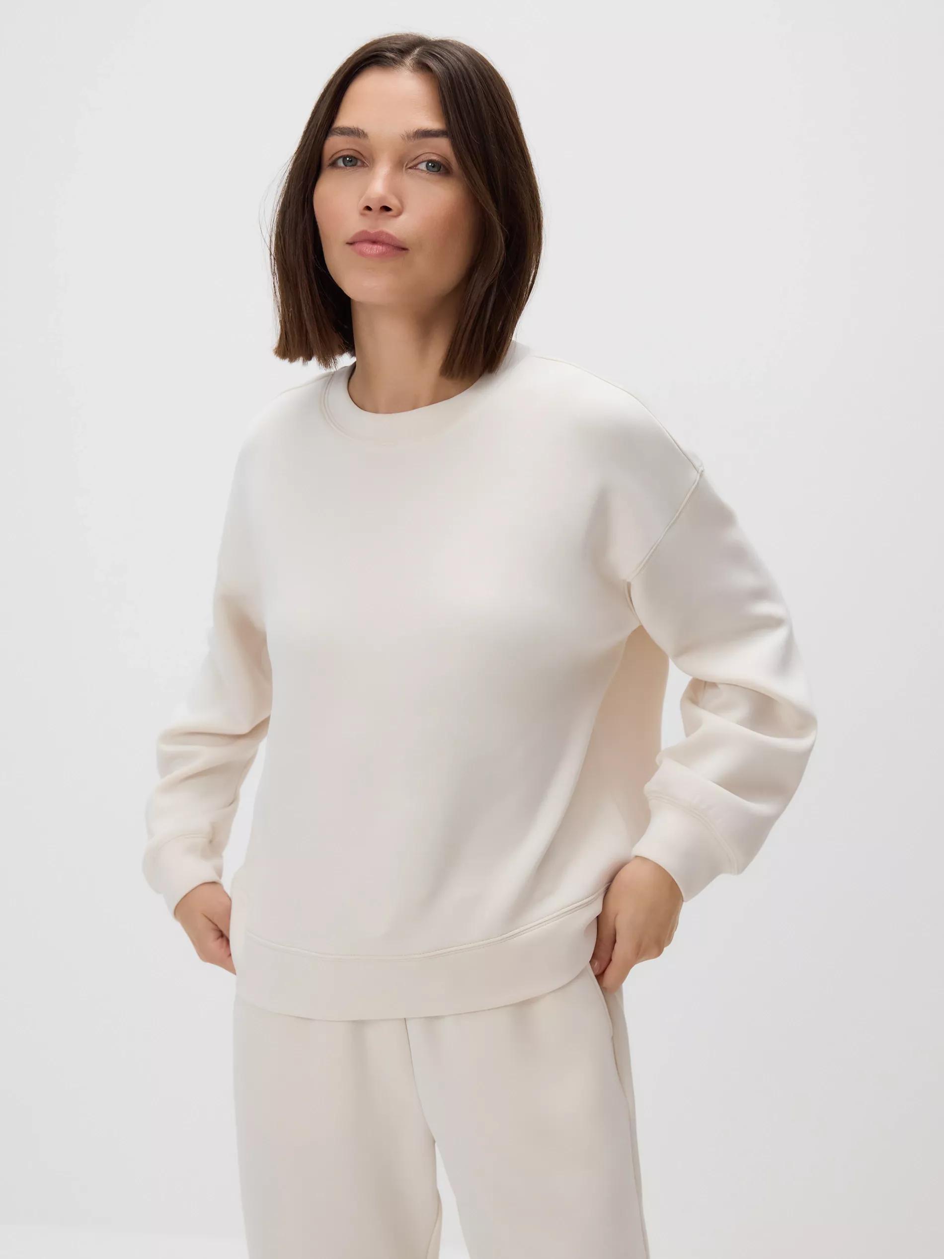 Modal blend sweatshirt, Beige, medium