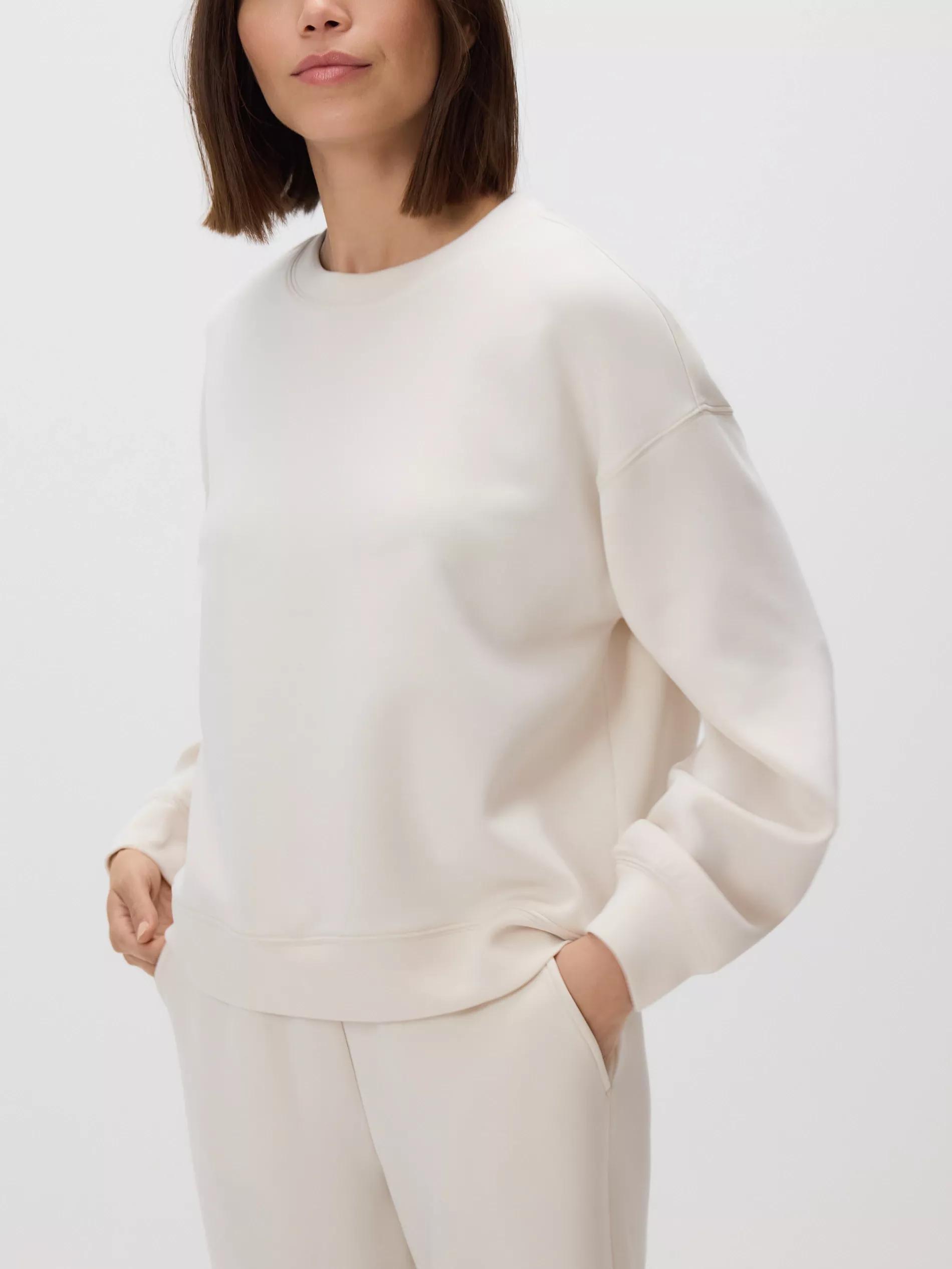 Modal blend sweatshirt, Beige, medium