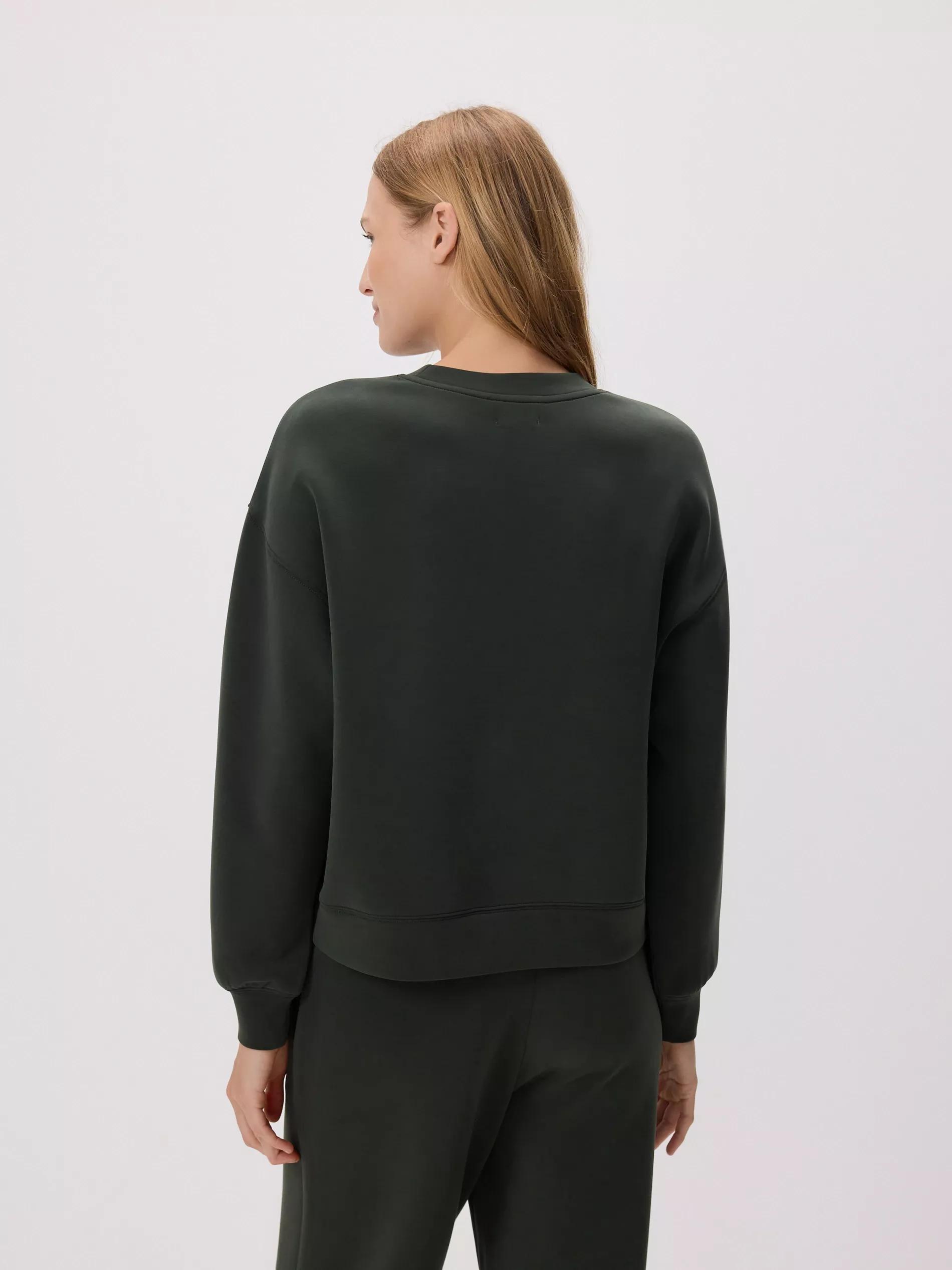 Green Modal Blend Sweatshirt, , large image number 4