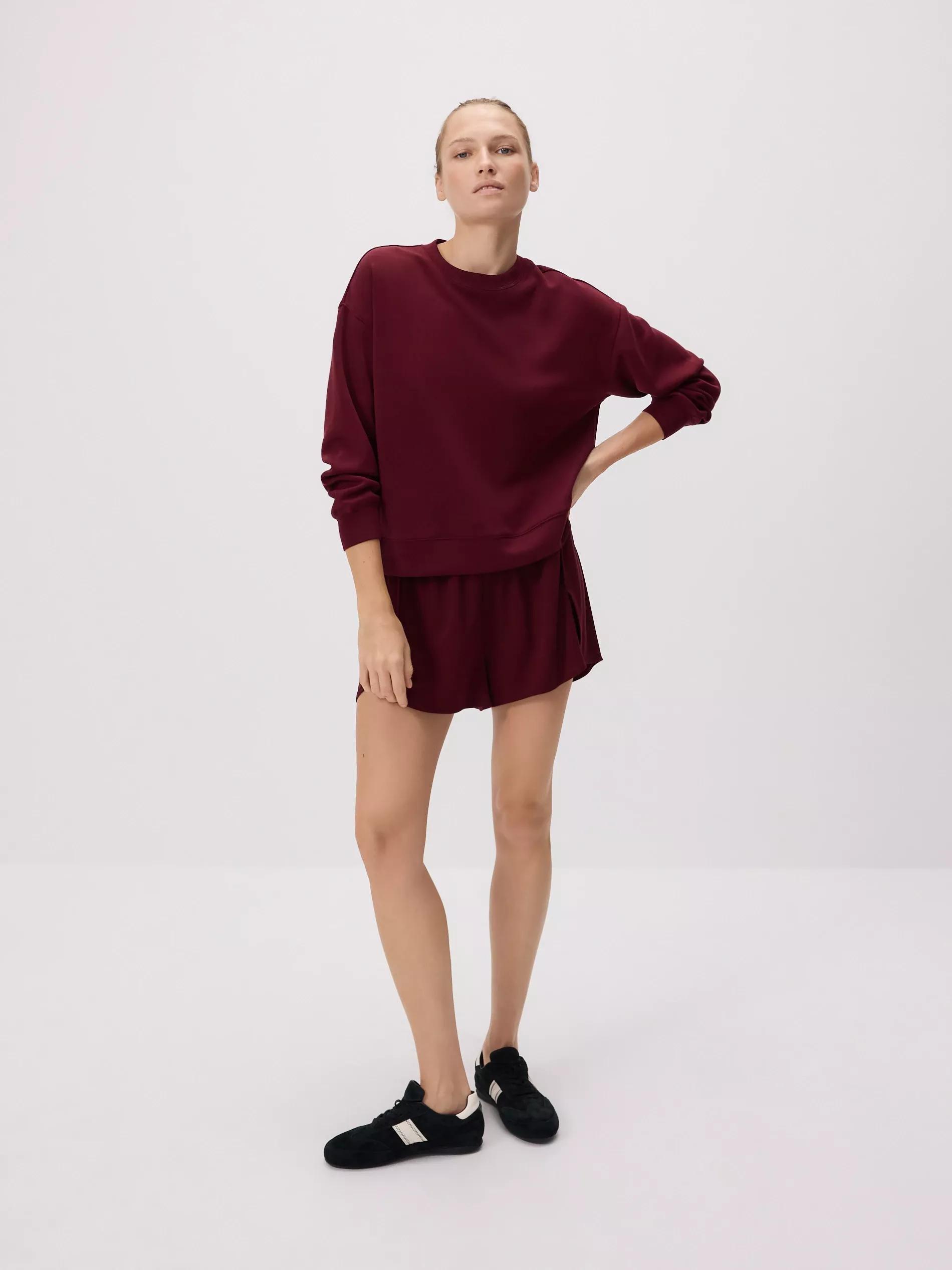 Maroon Modal Blend Sweatshirt, , large image number 2