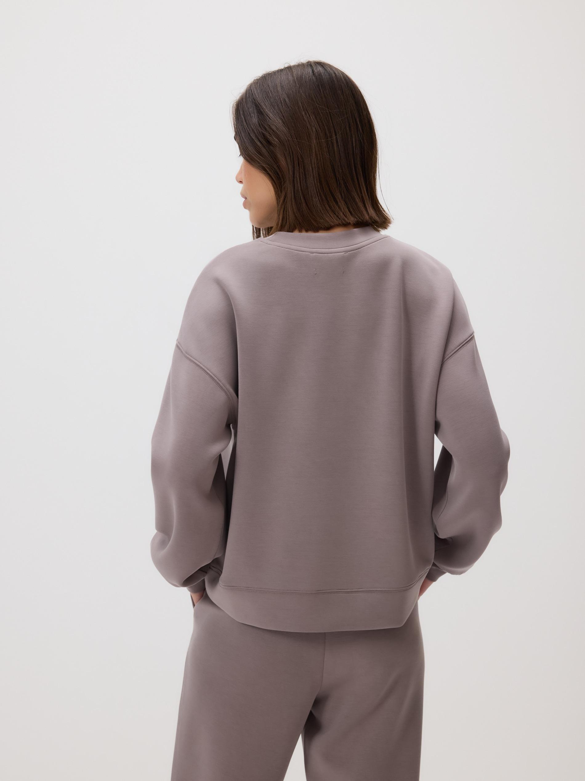 Brown Modal Blend Sweatshirt, Brown, large image number 3