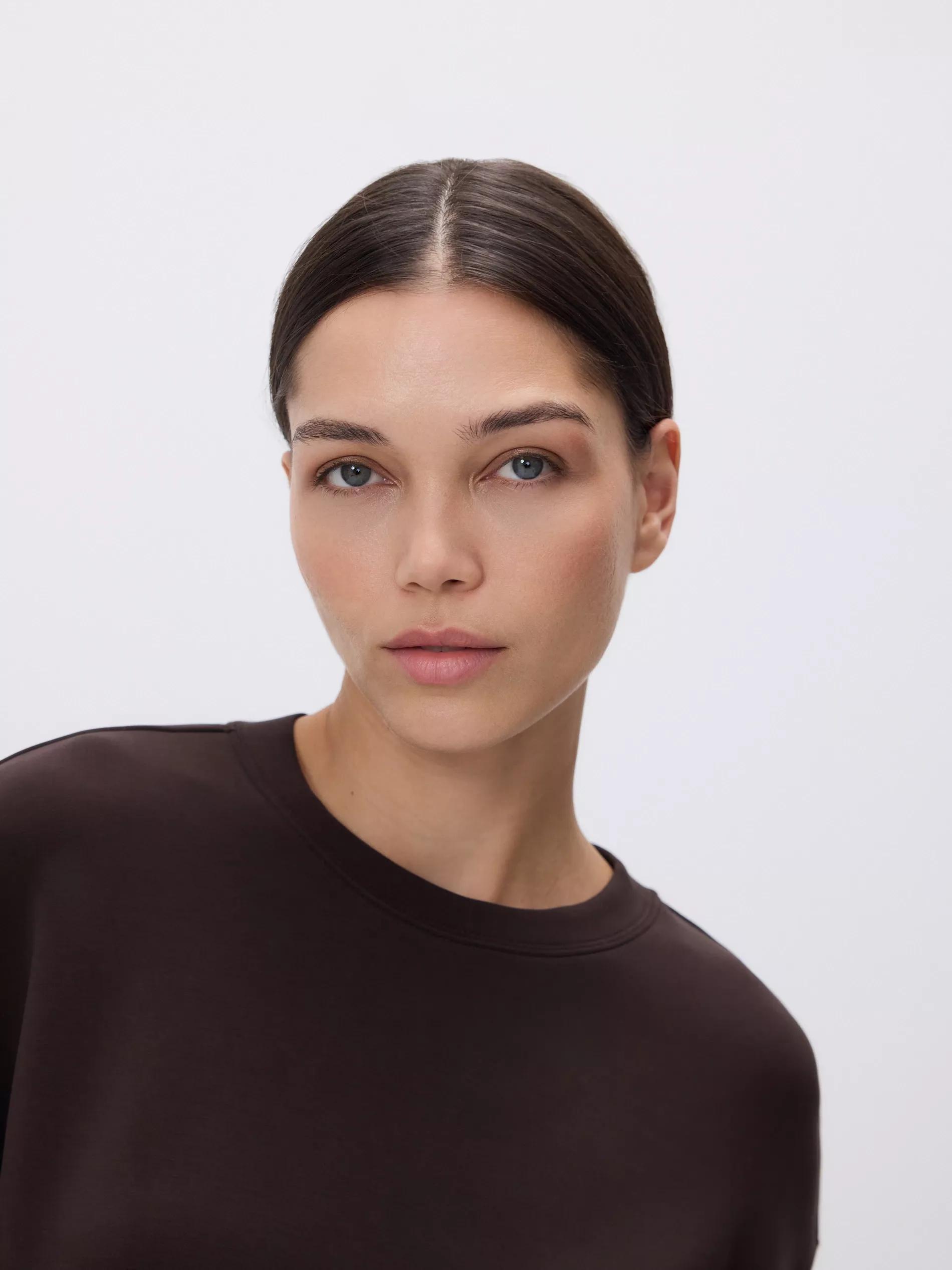 Modal blend sweatshirt, Brown, large image number 3