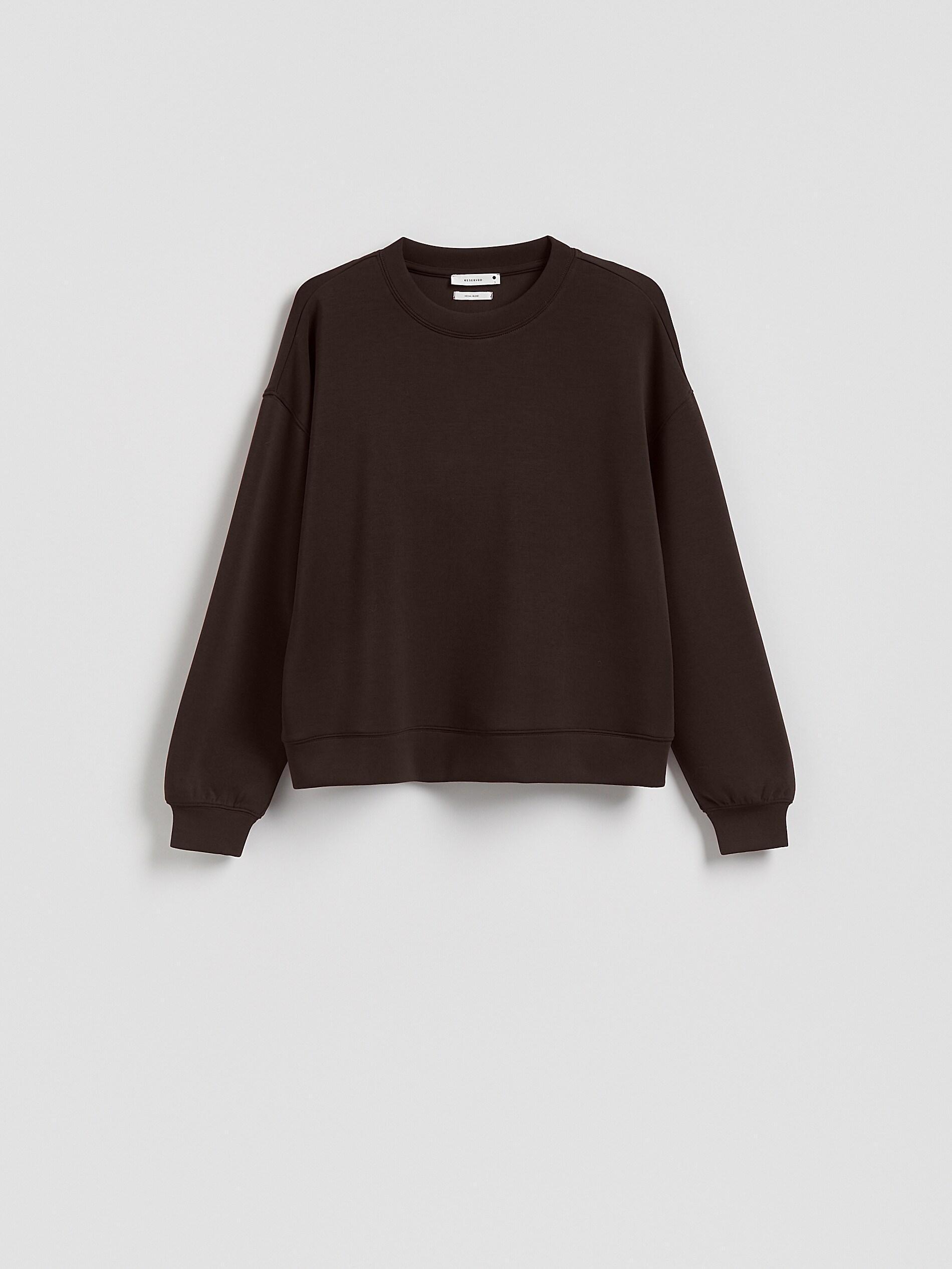 Brown Modal Blend Sweatshirt, Brown, large image number 9